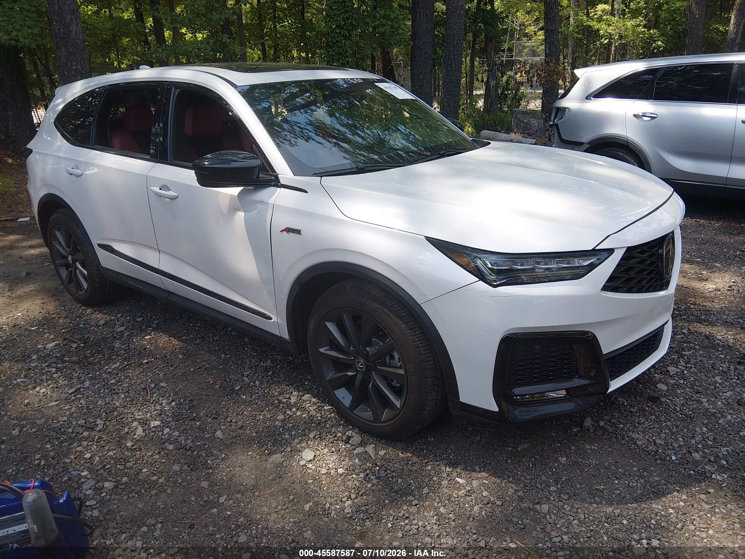 2025 Acura MDX w/A-Spec Package, VIN 5J8YE1H0XSL028843 — Theft recovery