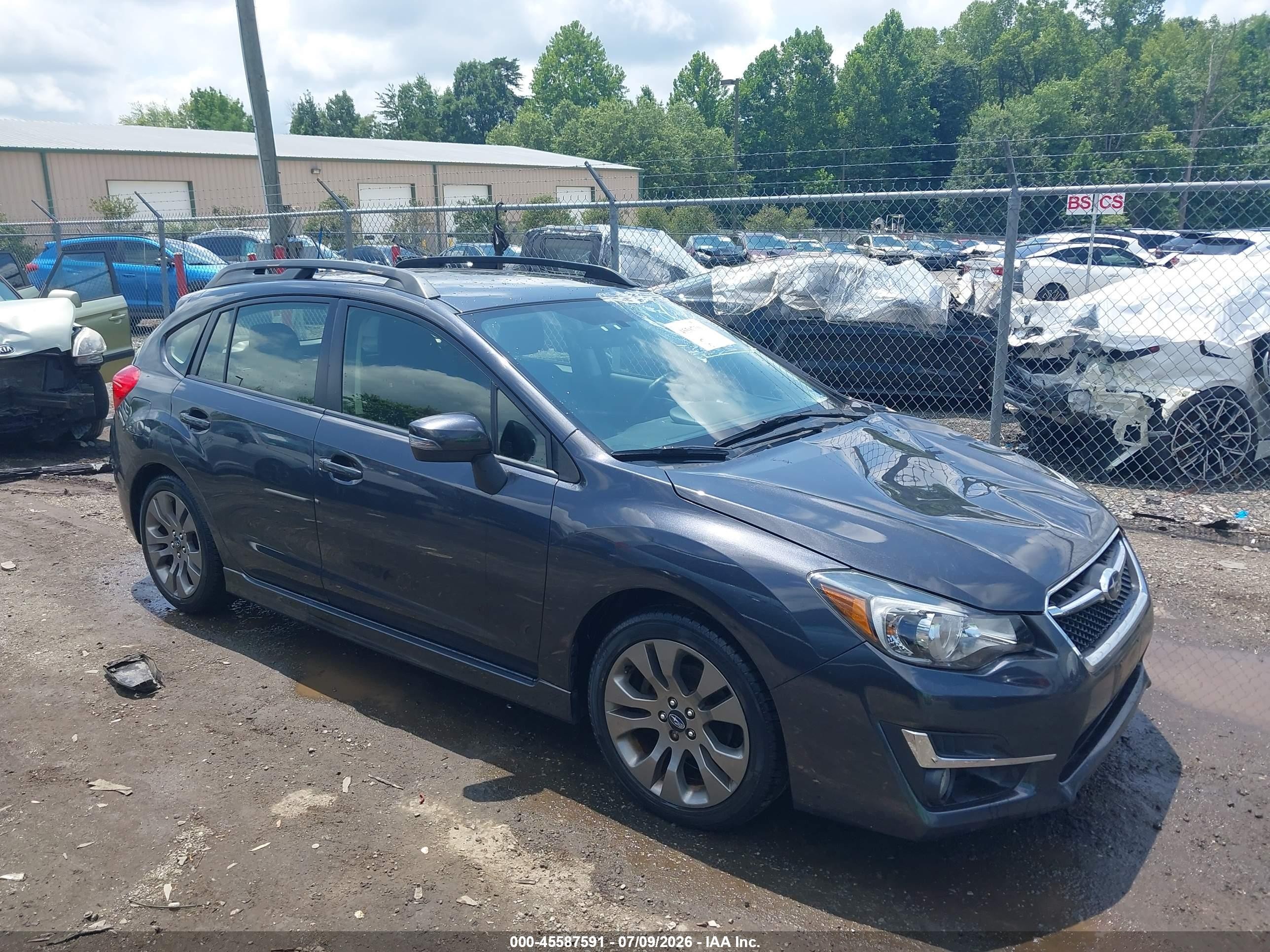 2016 Subaru Impreza Special Sports Premium, VIN JF1GPAP66G8204085 — Перед