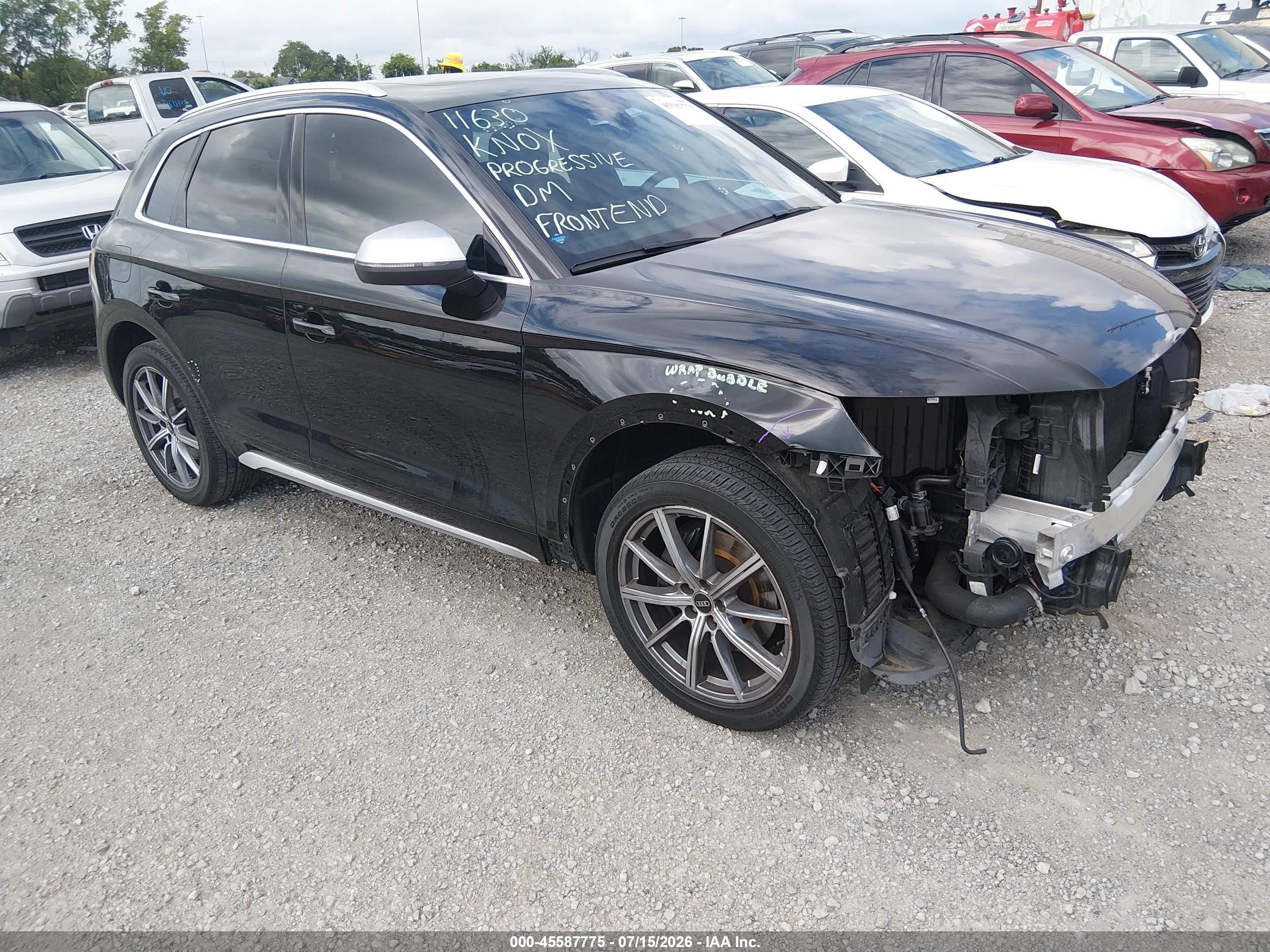 2021 Audi SQ5 Premium Plus, VIN WA1A4AFY1M2069294 — Перед