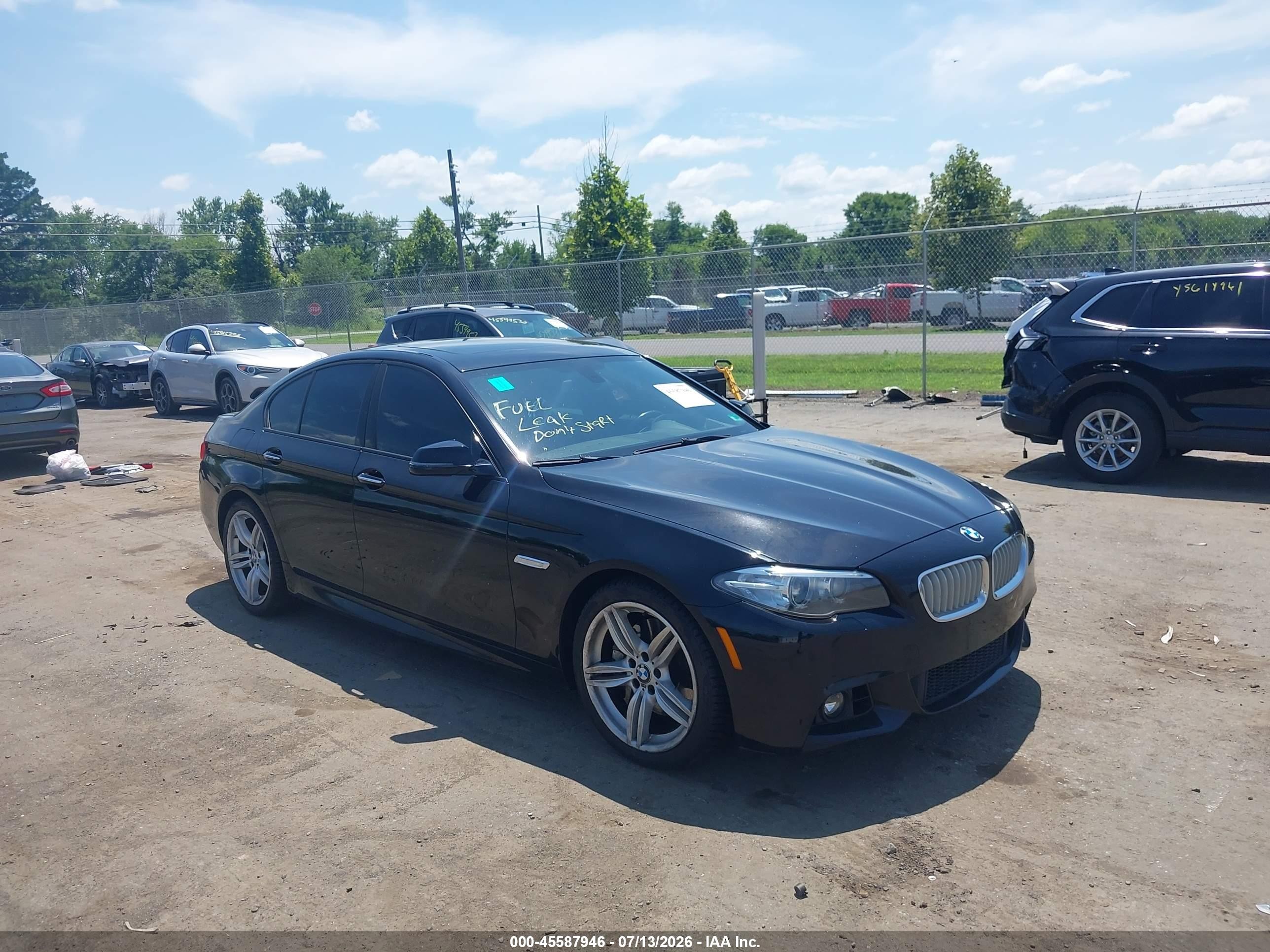 2014 BMW 5 Series 550i, VIN WBAKN9C54ED681217 — Undercarriage