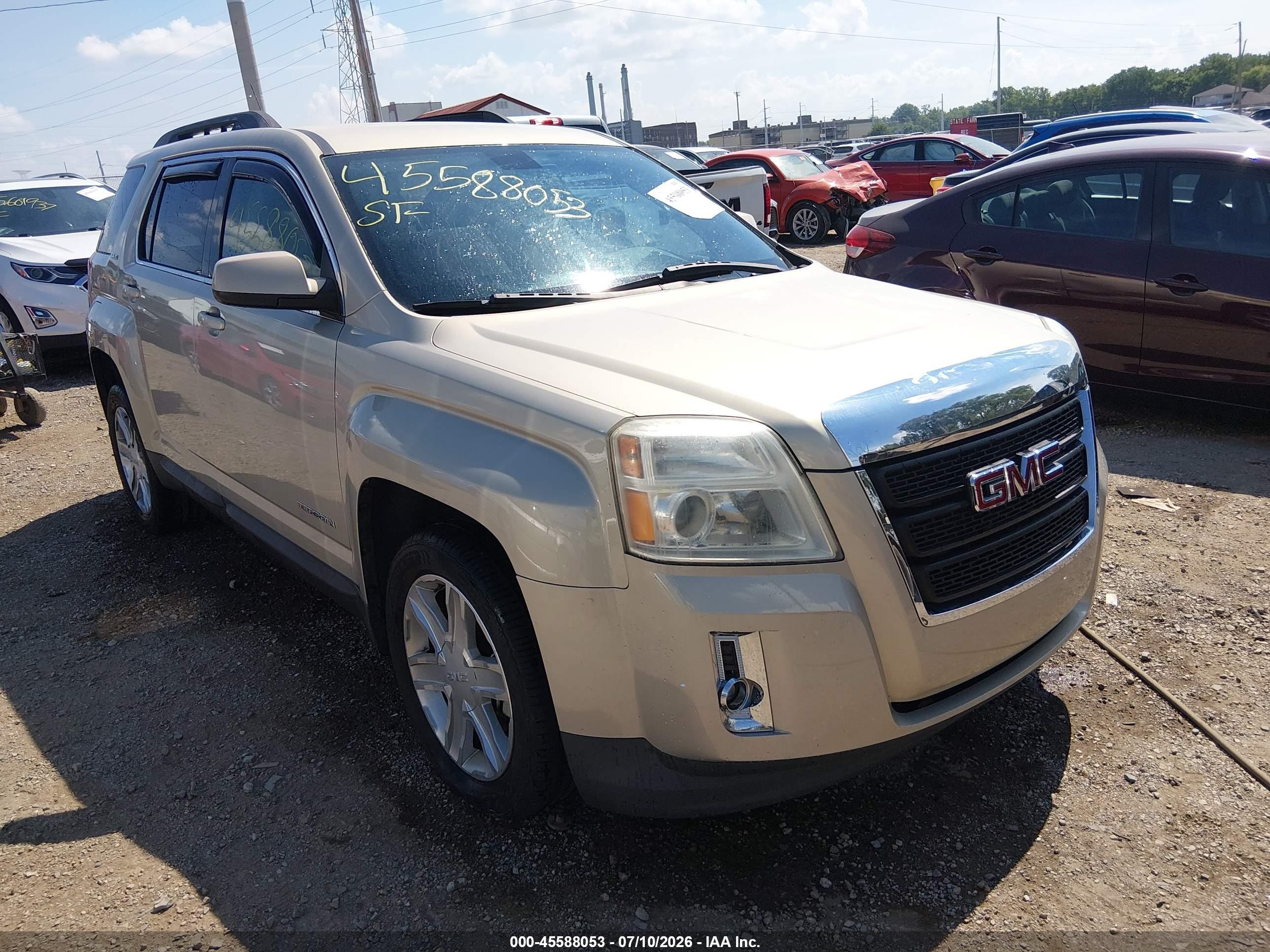 2010 GMC Terrain SLE-2, VIN 2CTFLDEY4A6237319 — Бок