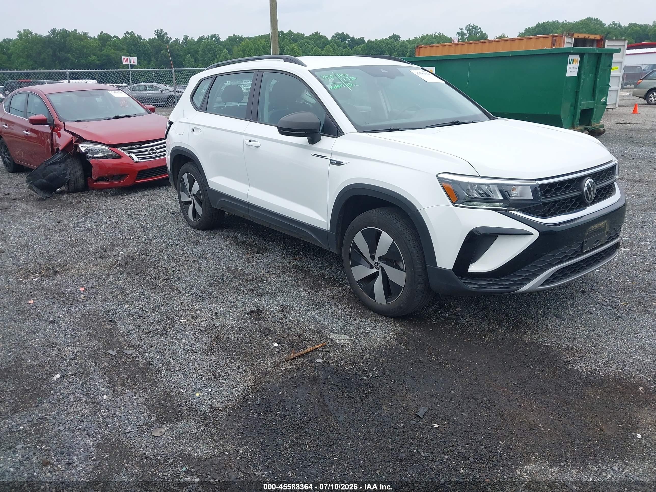 2024 Volkswagen Taos S, VIN 3VV8X7B22RM030053 — Rear end