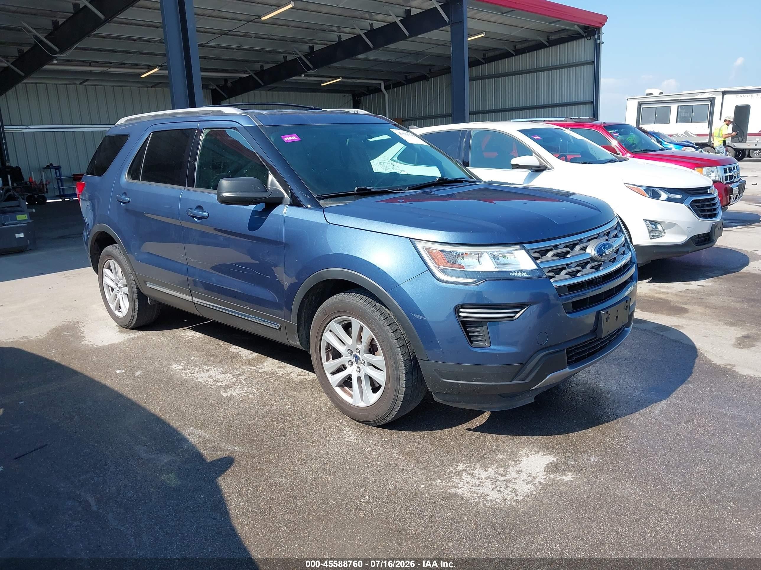 2018 Ford Explorer XLT, VIN 1FM5K8D85JGA42263 — Град