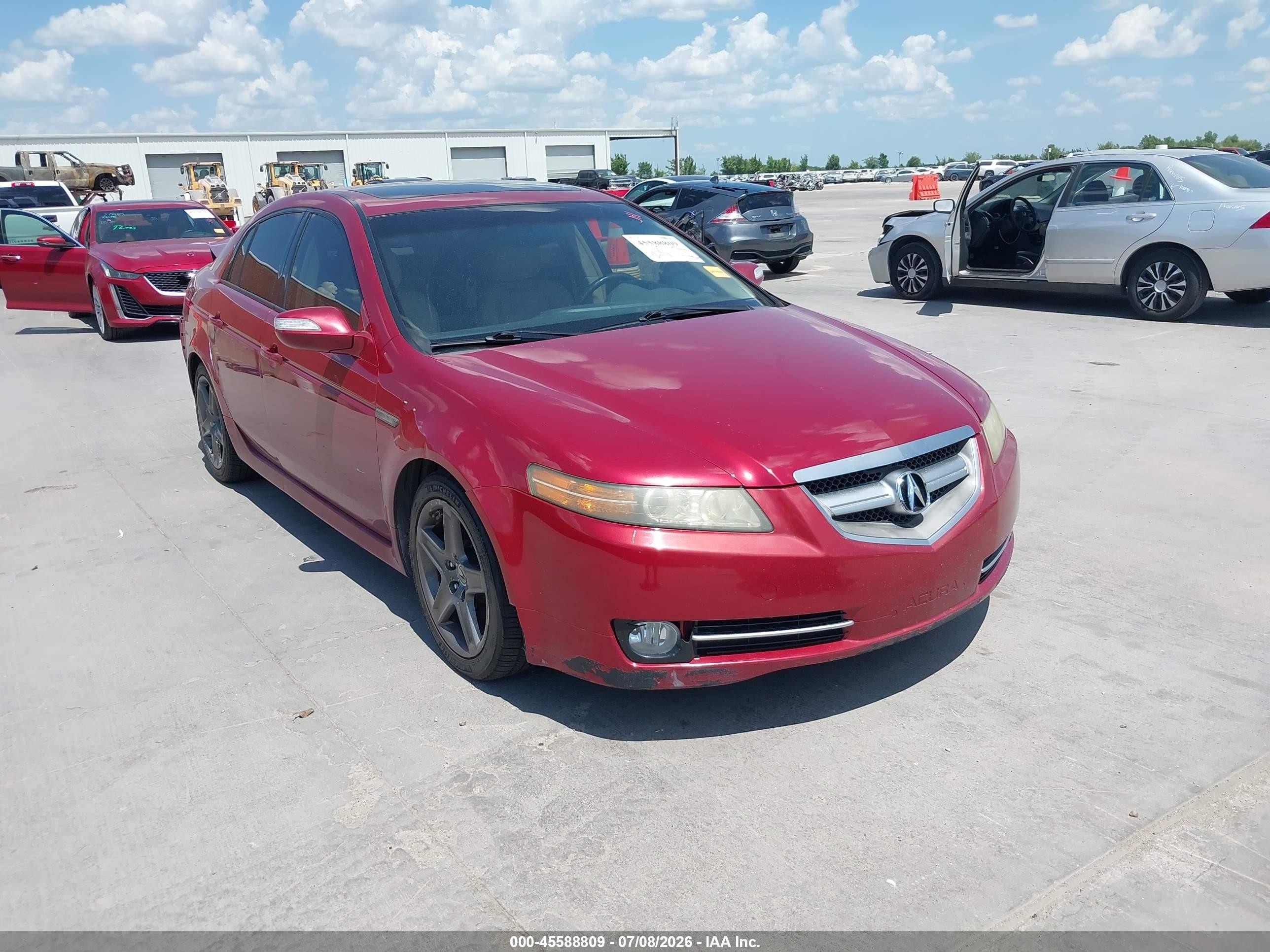 2008 Acura TL, VIN 19UUA66238A027825 — Rear end
