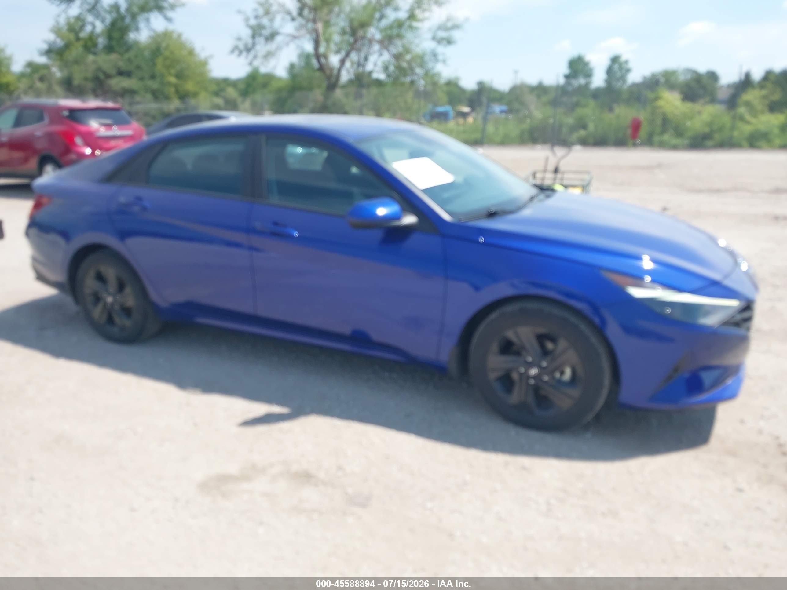 2022 Hyundai Elantra Blue, VIN KMHLM4AJ5NU031725 — Mechanical