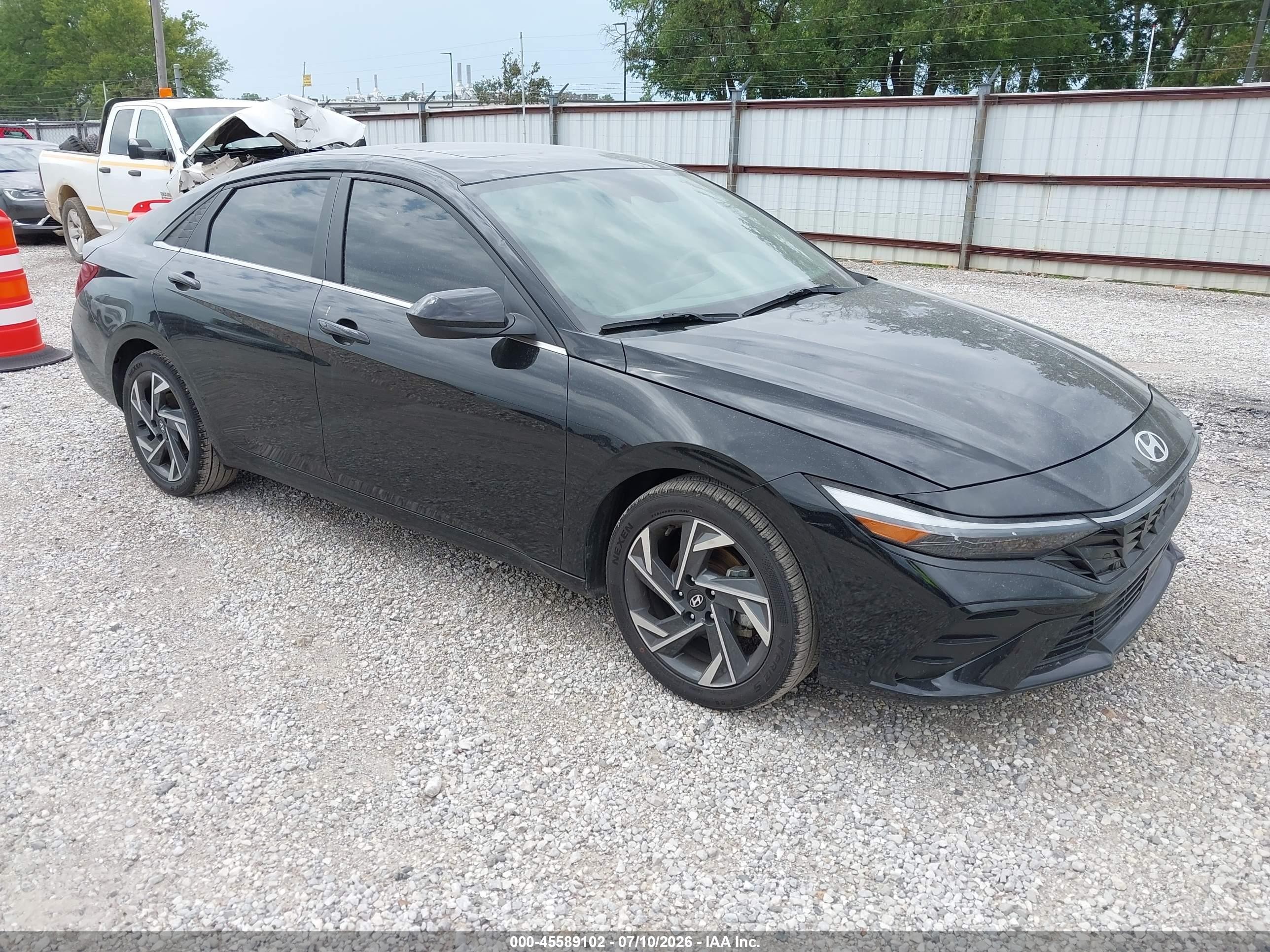 2024 Hyundai Elantra SEL, VIN KMHLS4DG0RU729607 — Hail