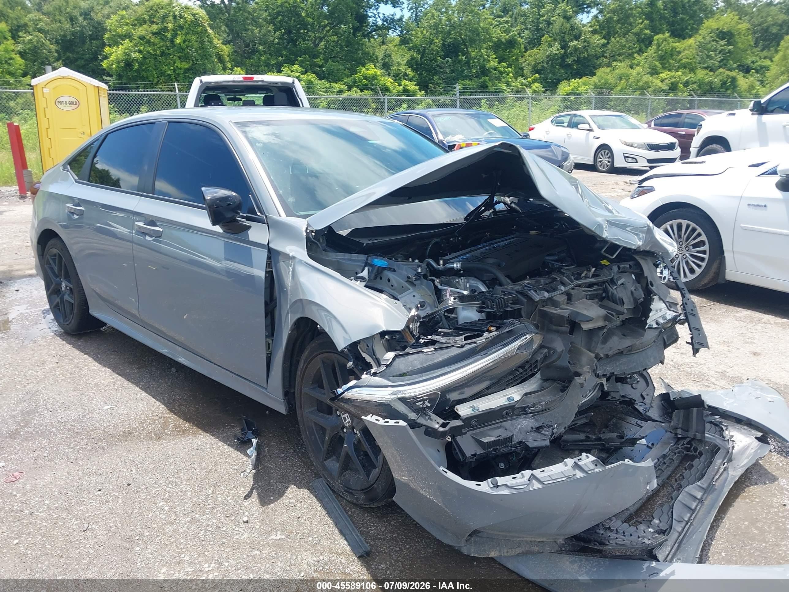 2026 Honda Civic Sport, VIN 2HGFE2F54TH542570 — Front end