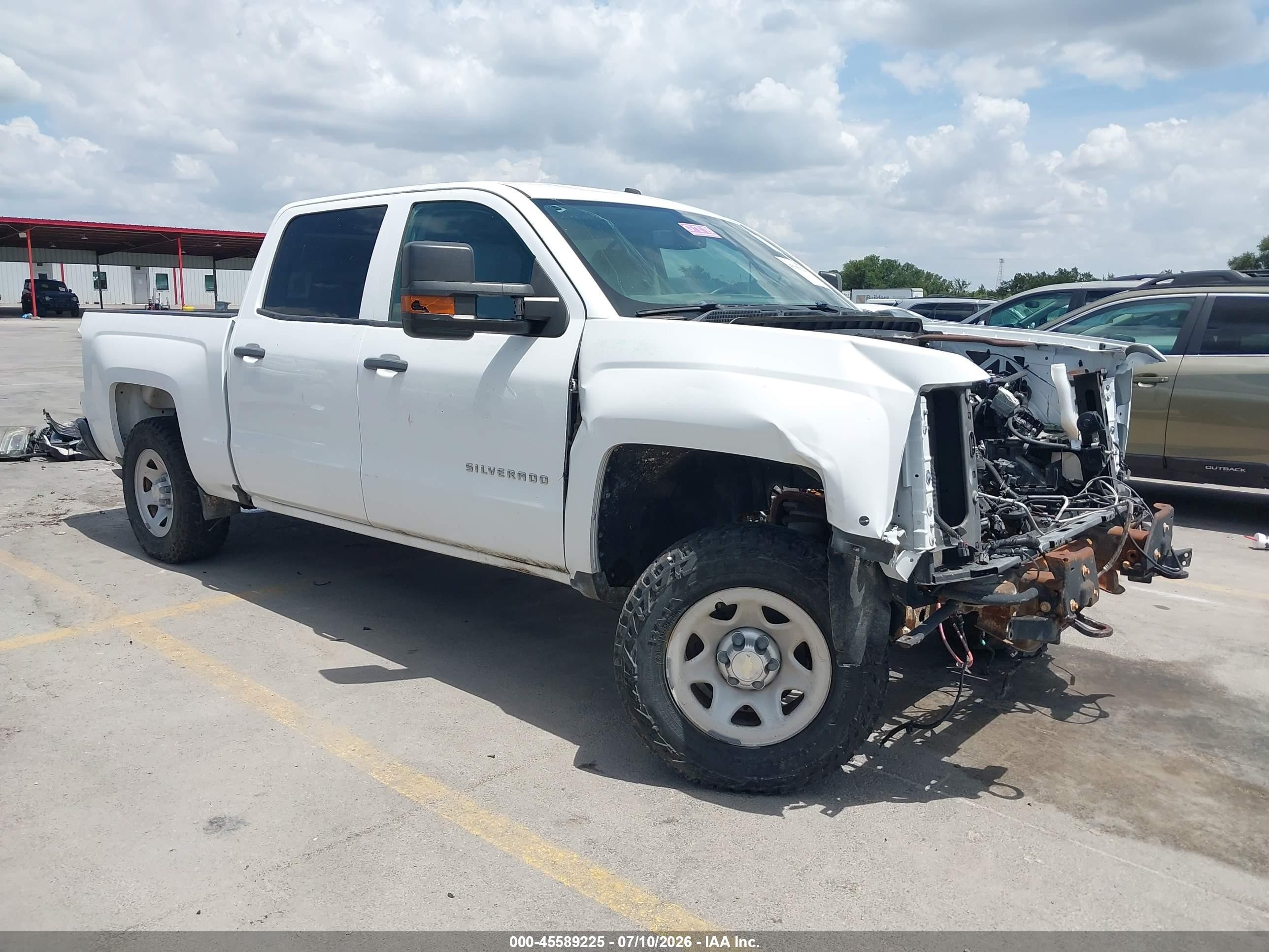 2018 Chevrolet Silverado 1500 Work Truck, VIN 3GCUKNEC0JG222871 — Front end