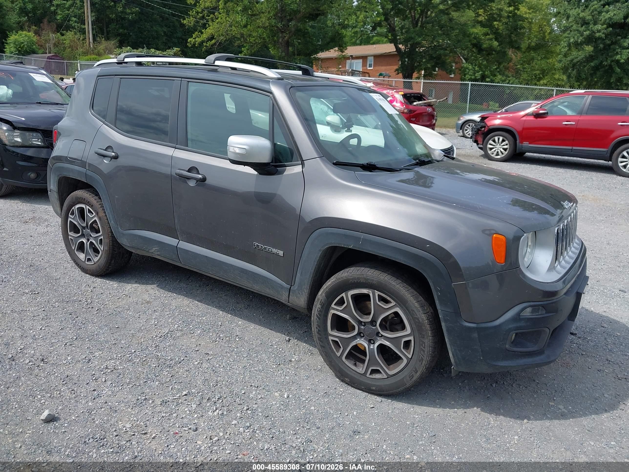 2016 Jeep Renegade Limited, VIN ZACCJBDT3GPC93102 — По всему кузову