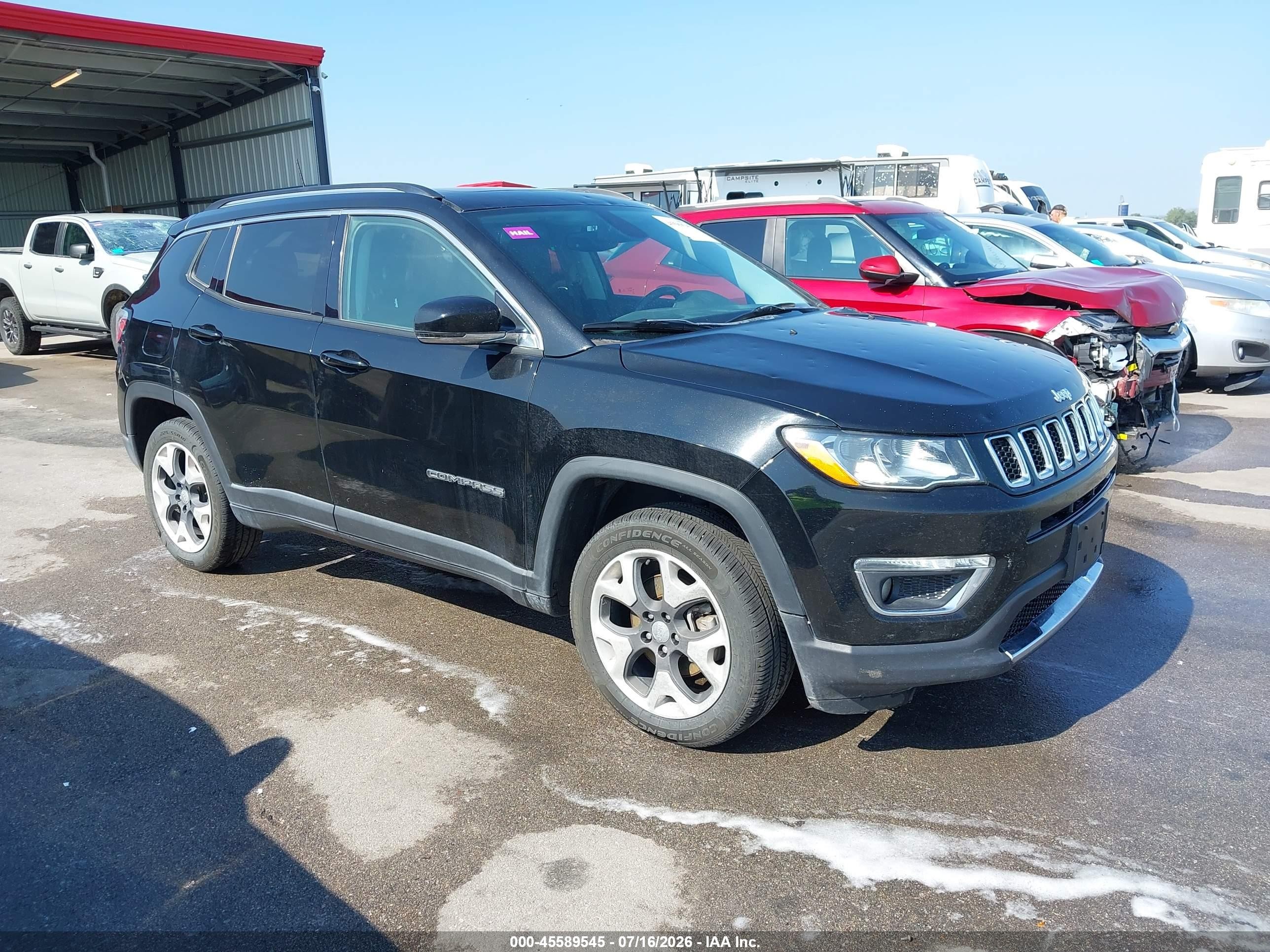 2018 Jeep Compass Limited, VIN 3C4NJDCB5JT199364 — Hail