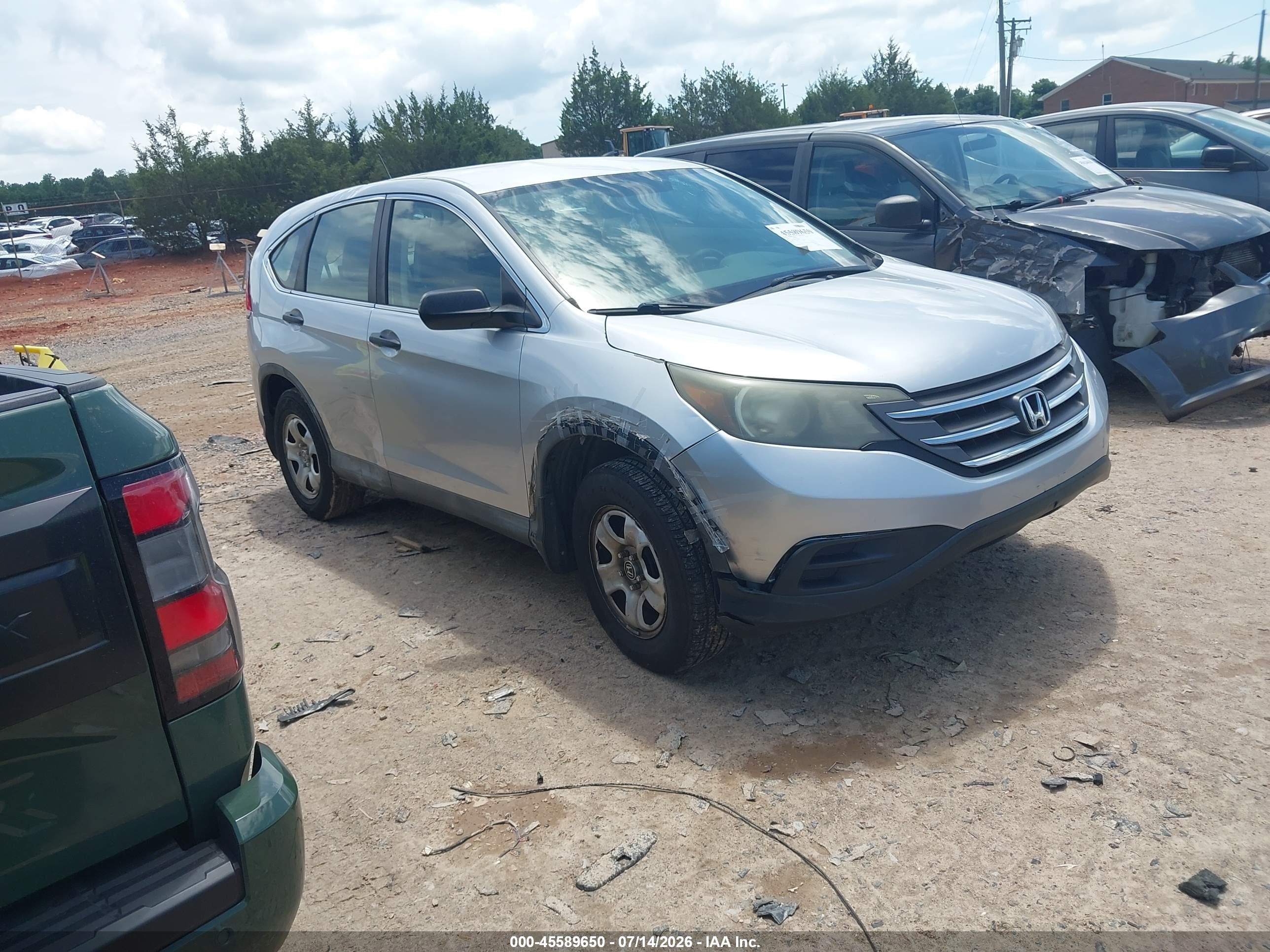 2014 Honda CR-V LX, VIN 2HKRM3H3XEH566477 — Repossession