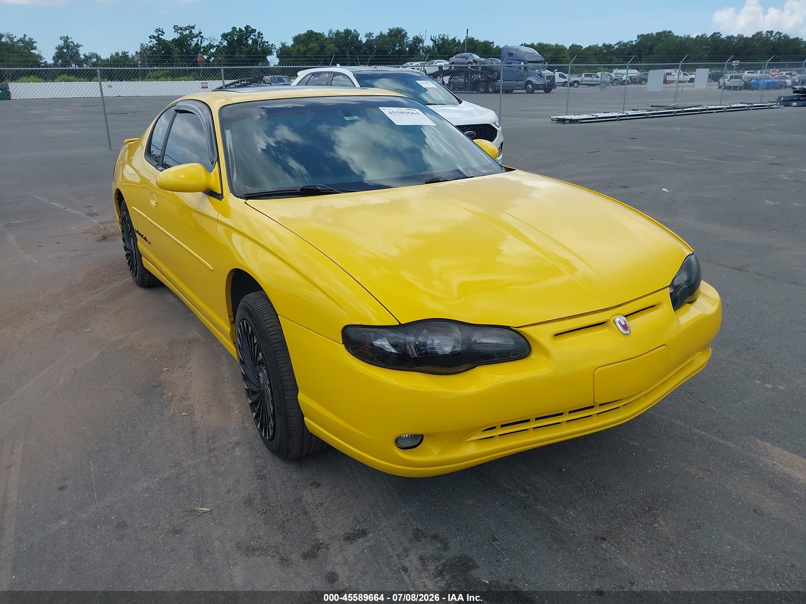 2003 Chevrolet Monte Carlo SS, VIN 2G1WX12K039156522 — Not stated