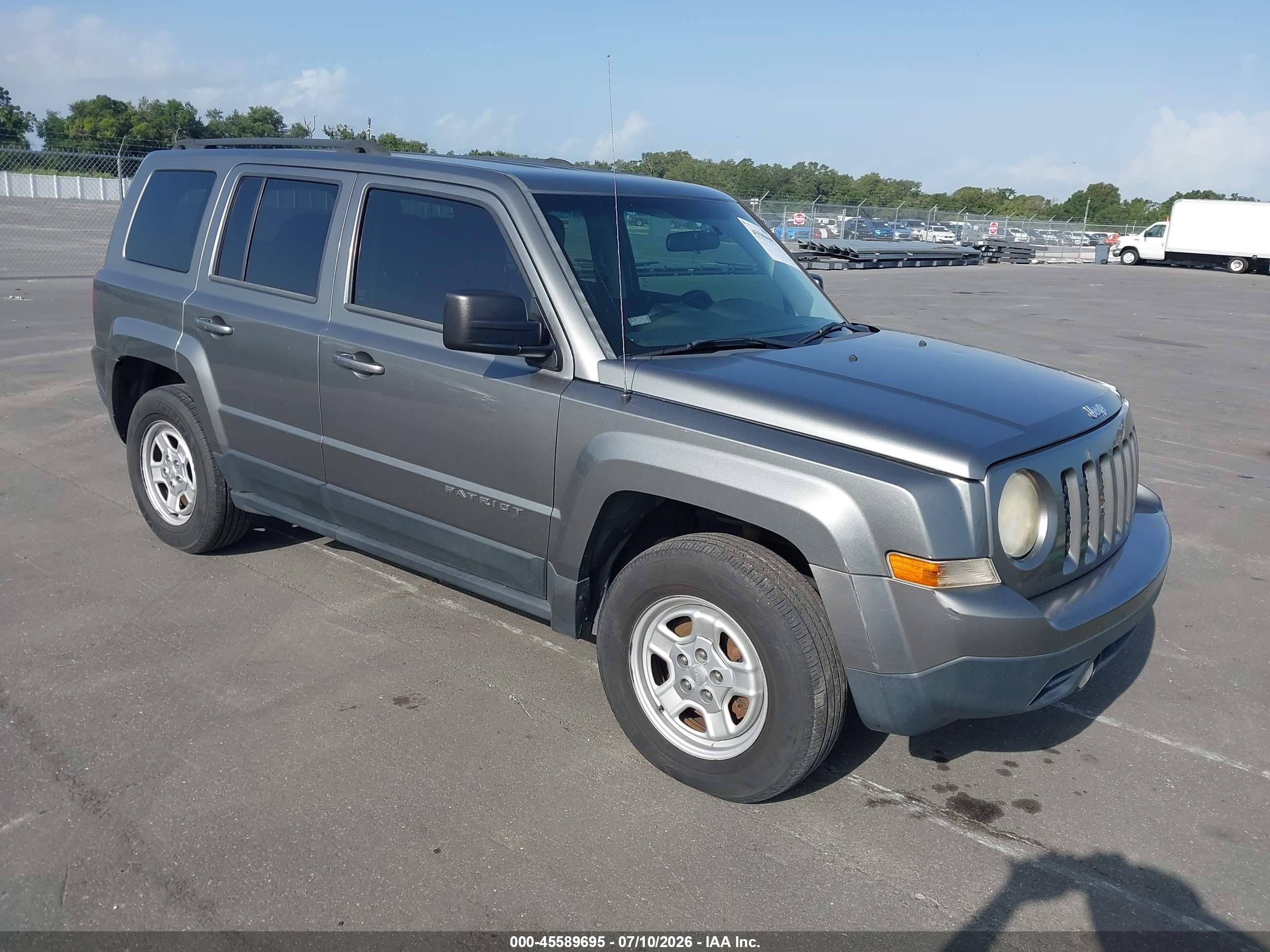 2012 Jeep Patriot Latitude, VIN 1C4NJRFB4CD685102 — Not stated
