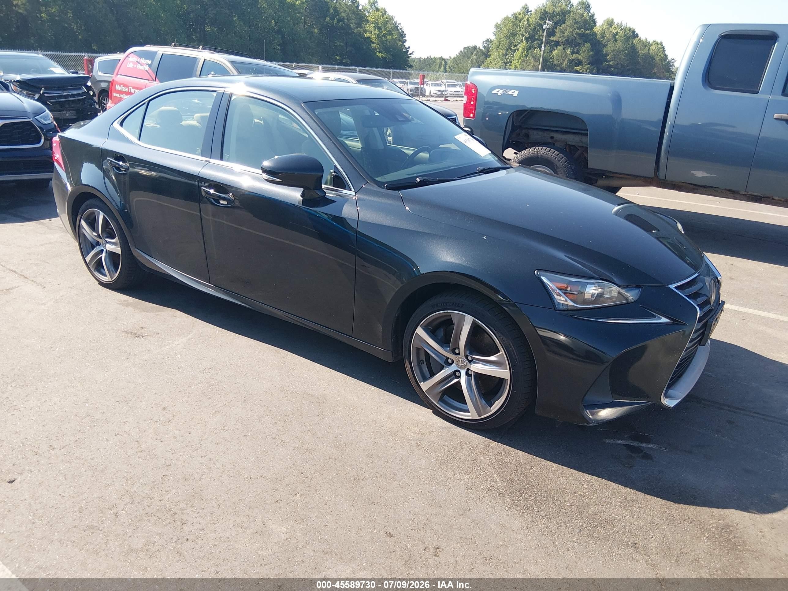 2017 Lexus IS 300 F Sport, VIN JTHCM1D21H5018250 — Rear end