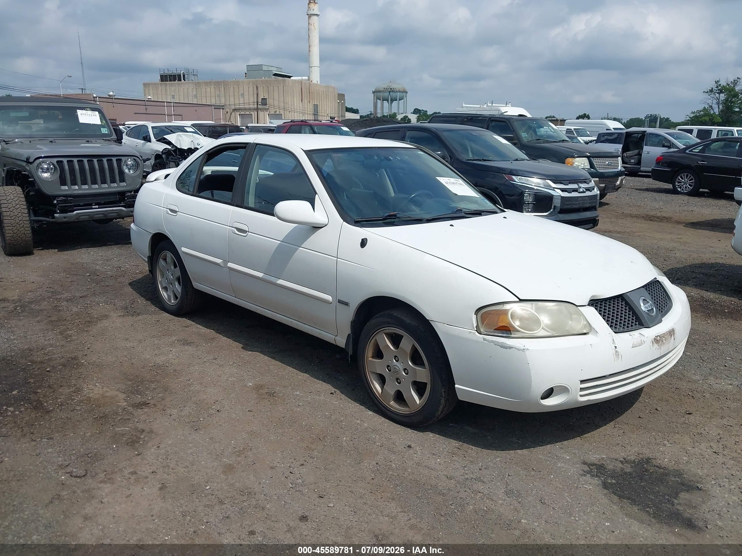 2005 Nissan Sentra S, VIN 3N1CB51D85L469629 — Перед