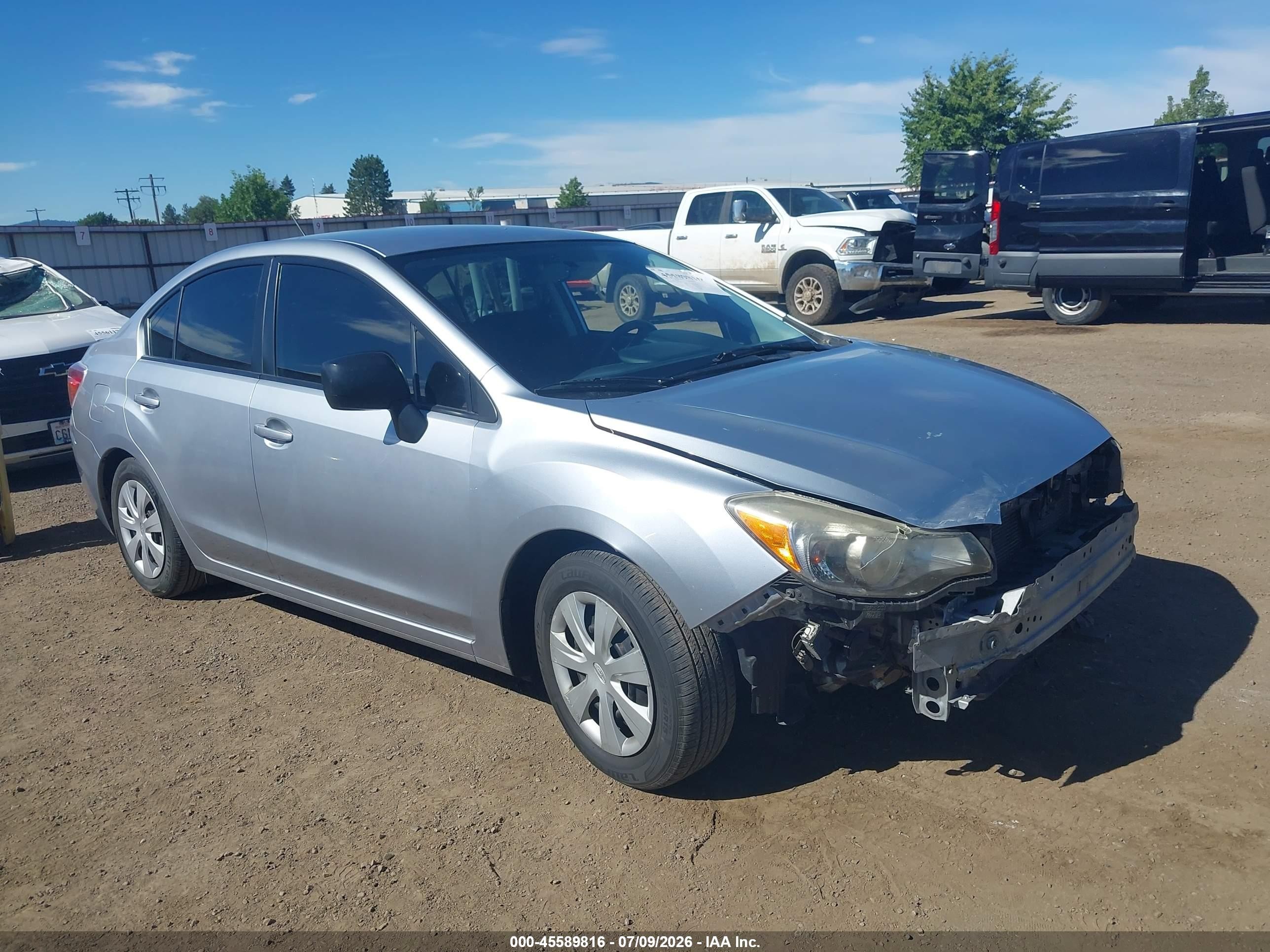 2013 Subaru Impreza, VIN JF1GJAA62DH023670 — Front end