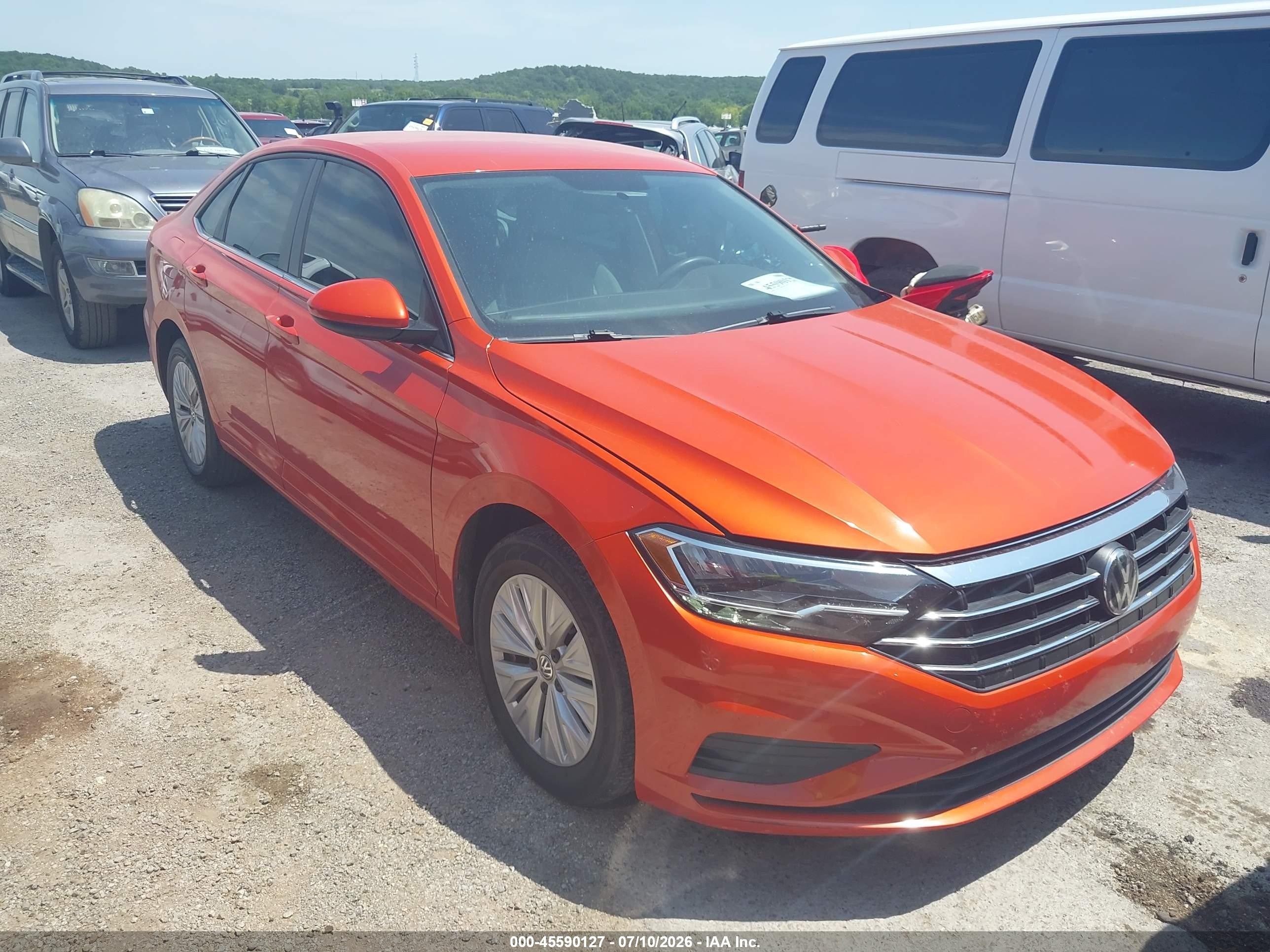 2019 Volkswagen Jetta S, VIN 3VWC57BU1KM095060 — Rear end