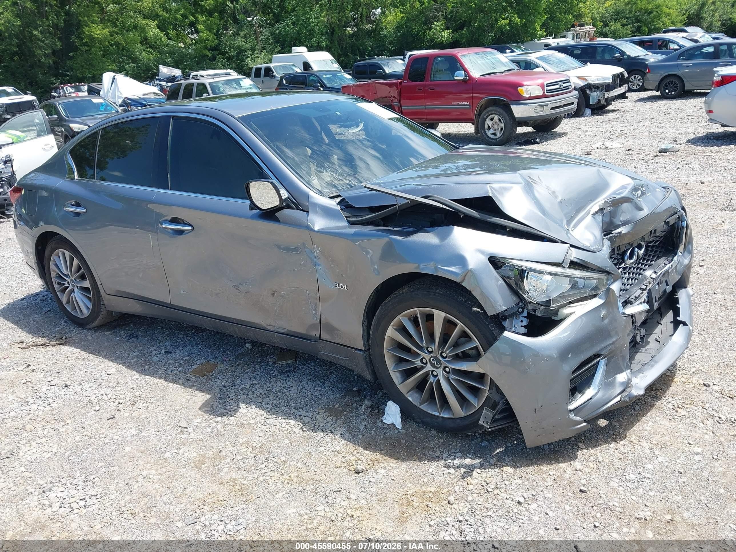 2018 Infiniti Q50 Luxe, VIN JN1EV7AR2JM441817 — Biohazard / chemical