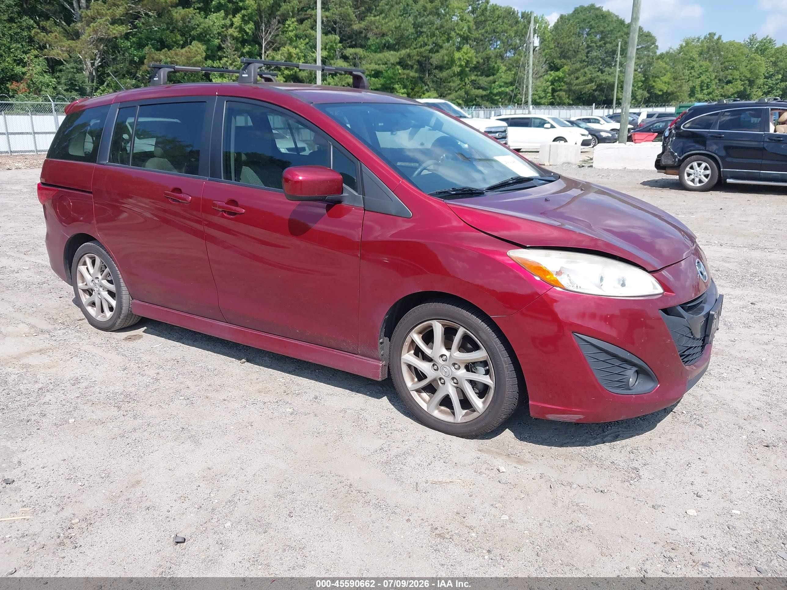 2012 Mazda 5 Touring, VIN JM1CW2CL3C0133790 — Front end
