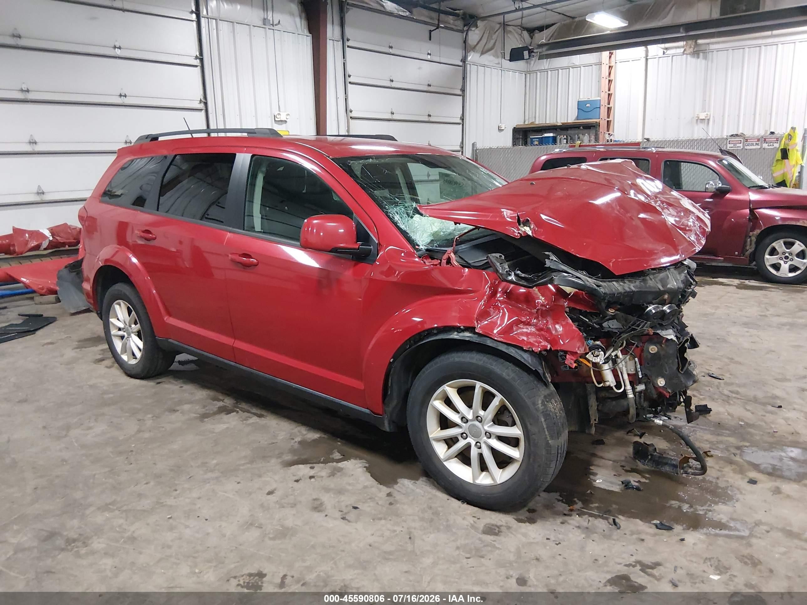 2016 Dodge Journey SXT, VIN 3C4PDDBG9GT200666 — Перед