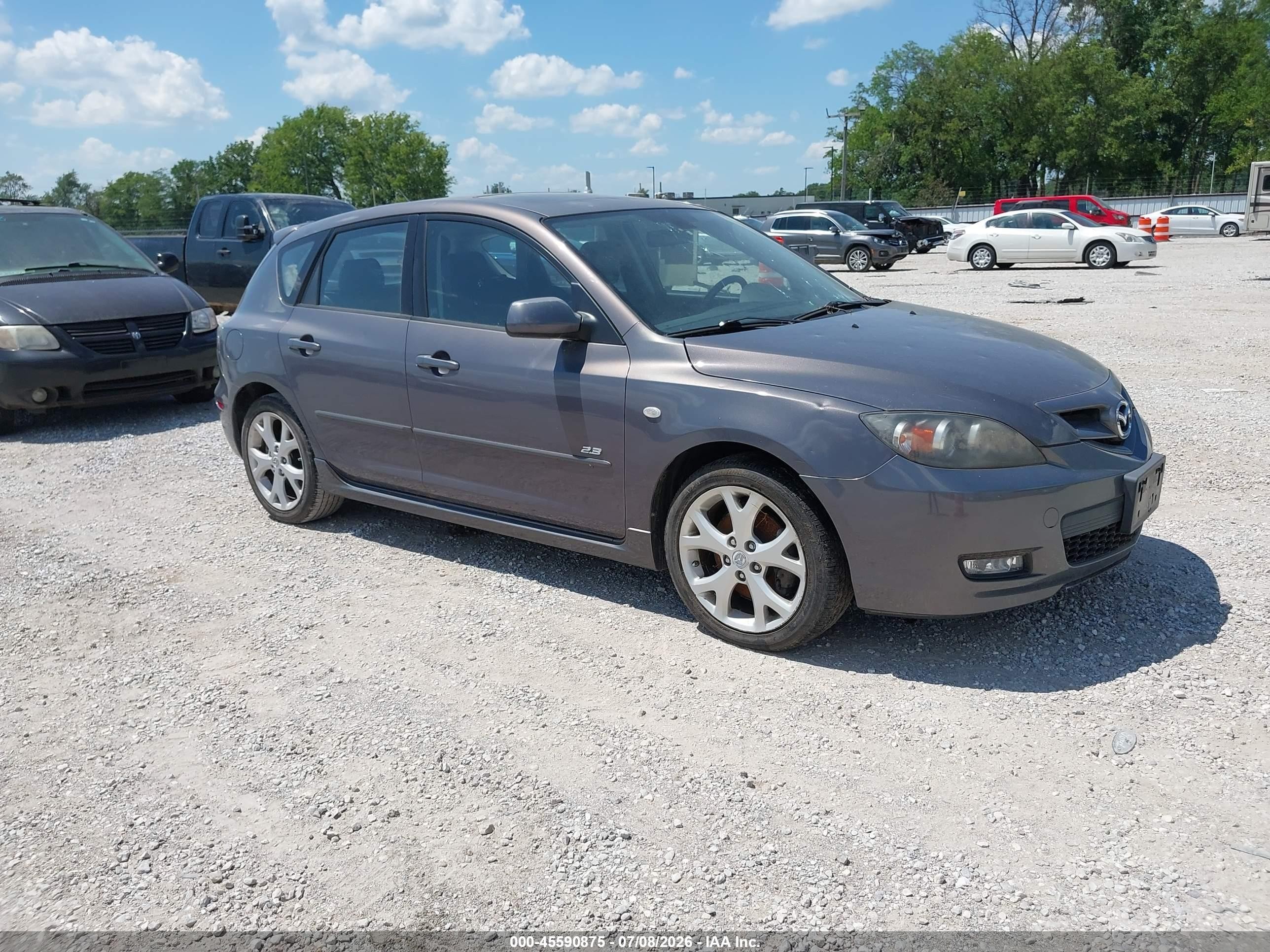 2009 Mazda 3 S Sport, VIN JM1BK344791195832 — Normal wear