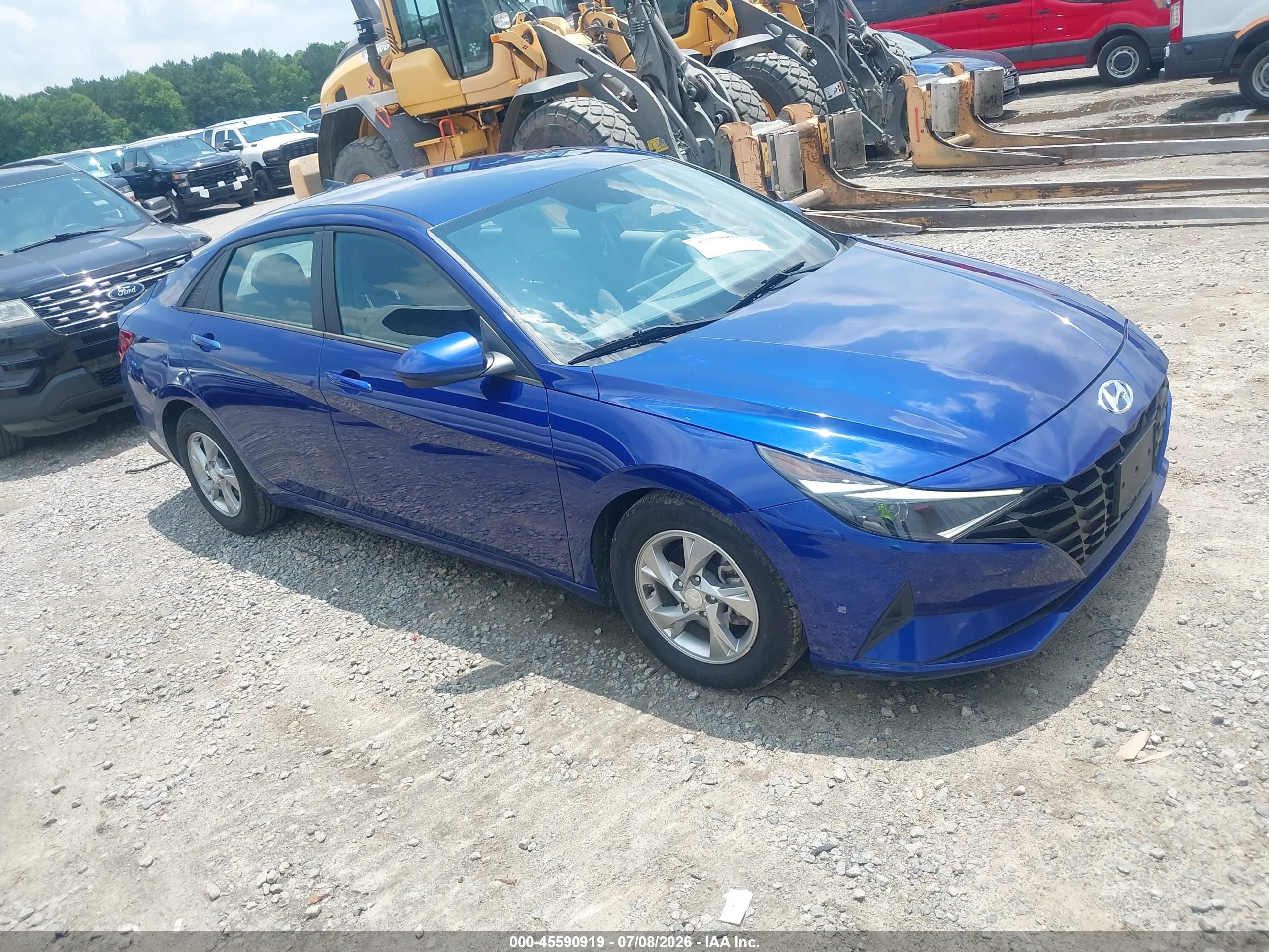 2021 Hyundai Elantra SE, VIN 5NPLL4AG6MH050790 — Normal wear