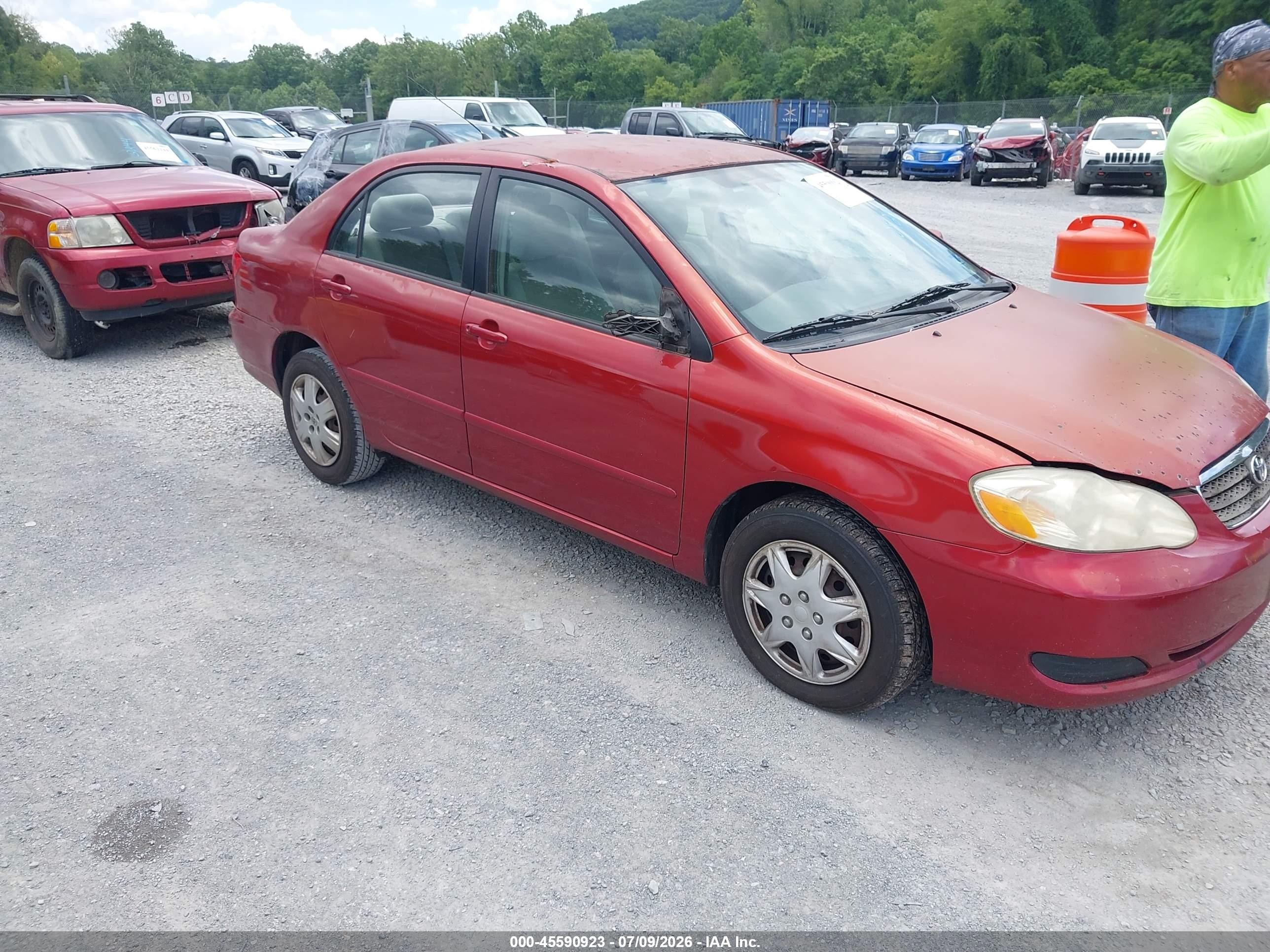 2008 Toyota Corolla LE, VIN 2T1BR32E38C918335 — All over