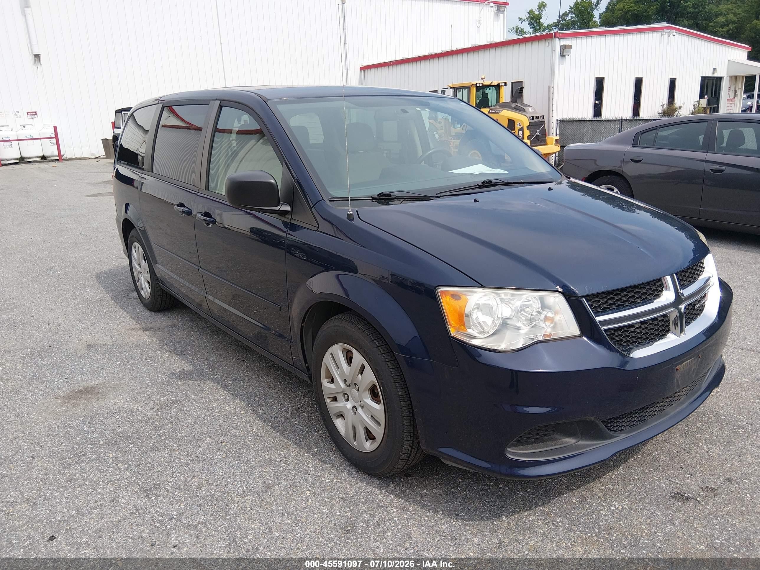 2016 Dodge Grand Caravan SE, VIN 2C4RDGBG2GR114922 — Обычный износ