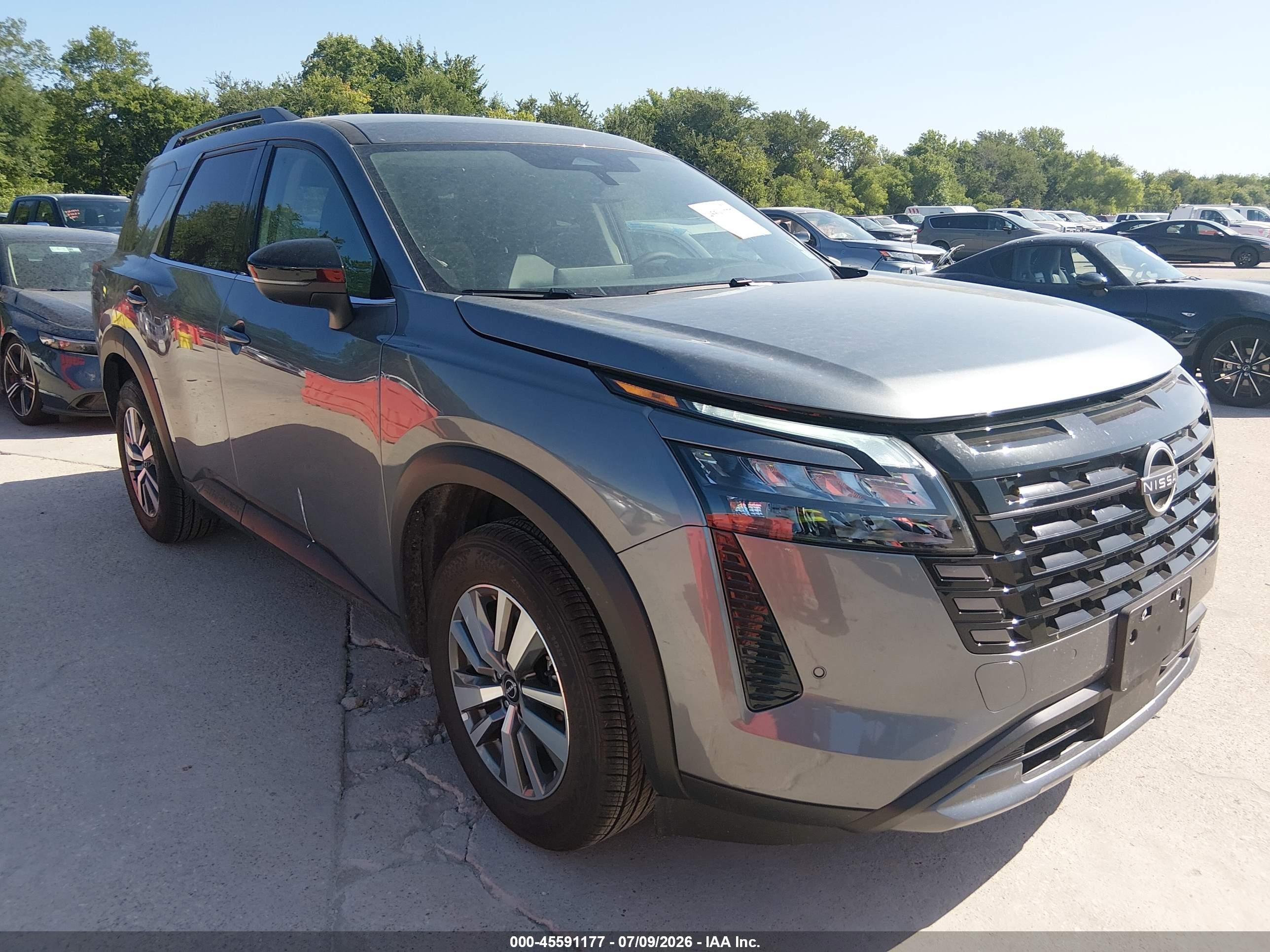 2026 Nissan Pathfinder SL, VIN 5N1DR3CS7TC260383 — Interior fire