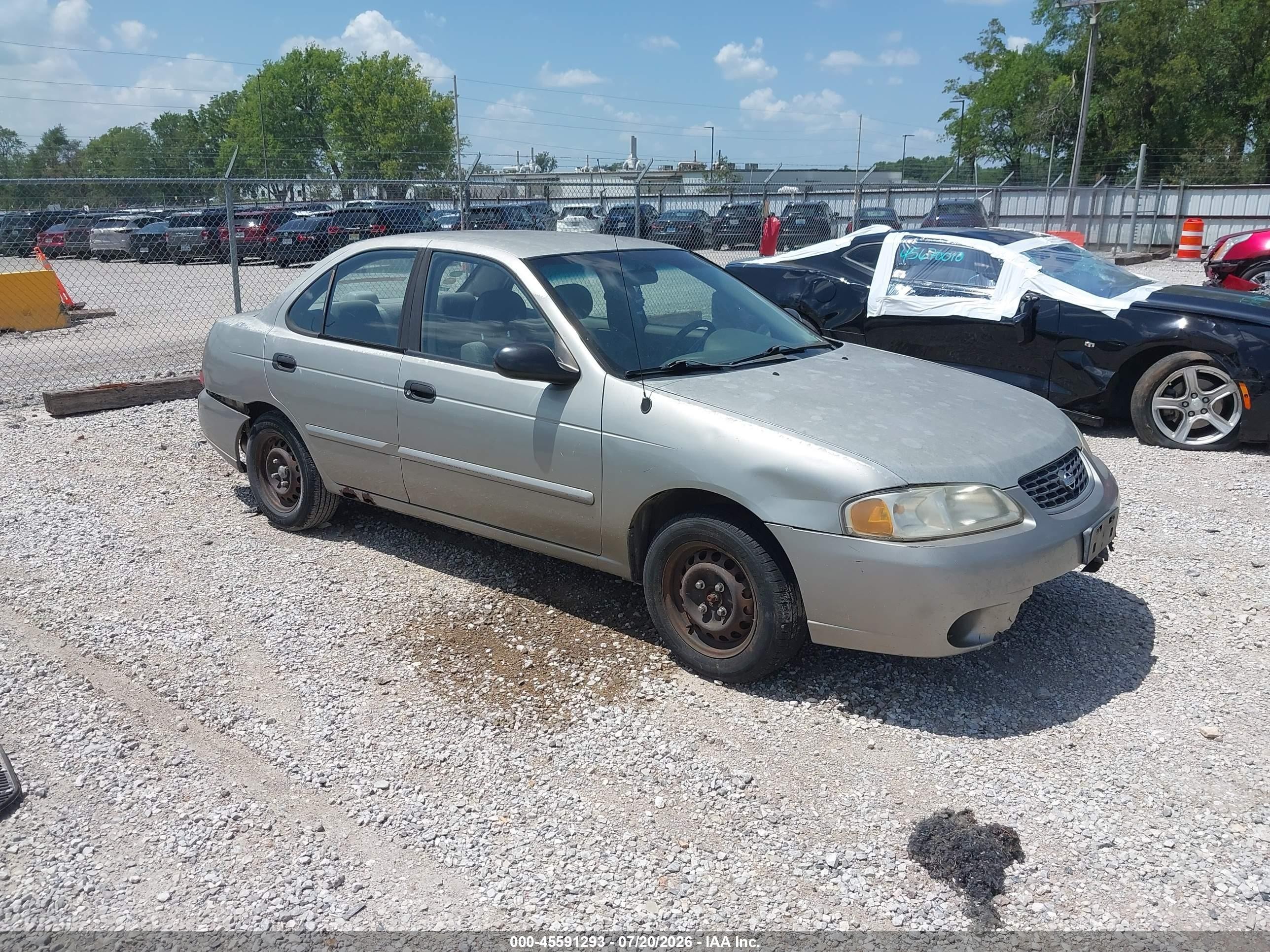 2002 Nissan Sentra GXE, VIN 3N1CB51D12L610083 — Normal wear