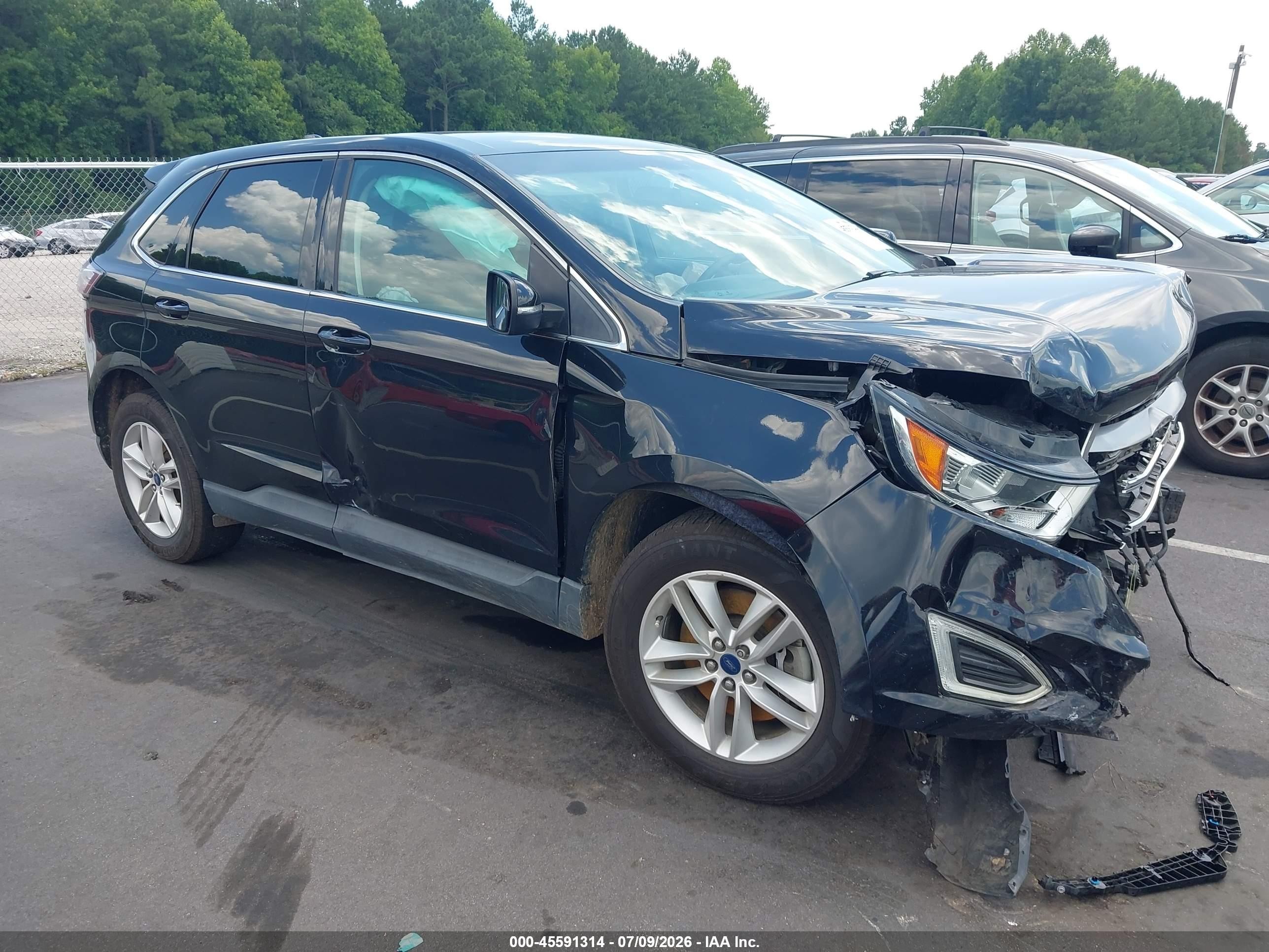2018 Ford Edge SEL, VIN 2FMPK4J96JBB62434 — Перед