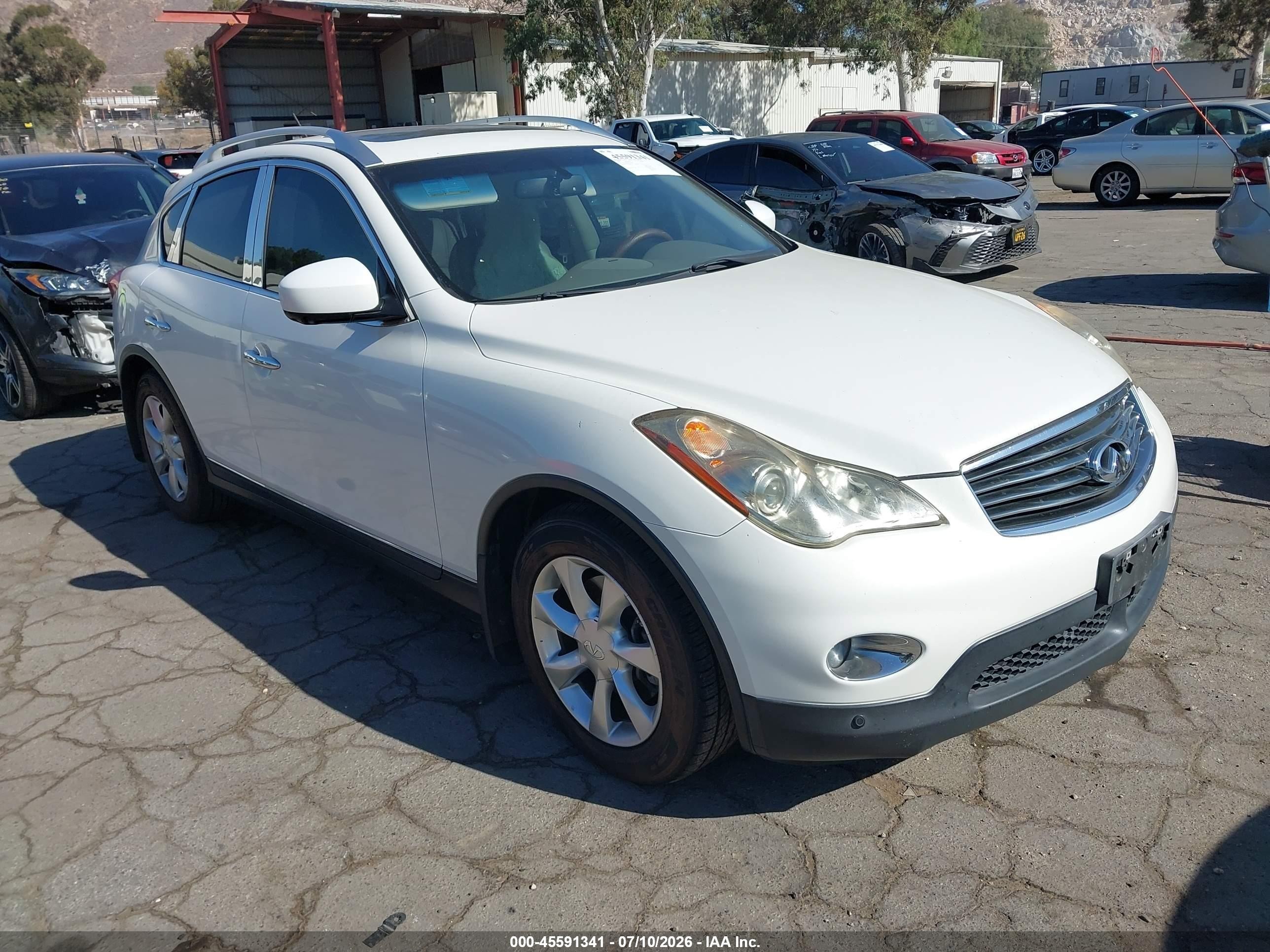 2010 Infiniti EX Journey, VIN JN1AJ0HR0AM755439 — Normal wear