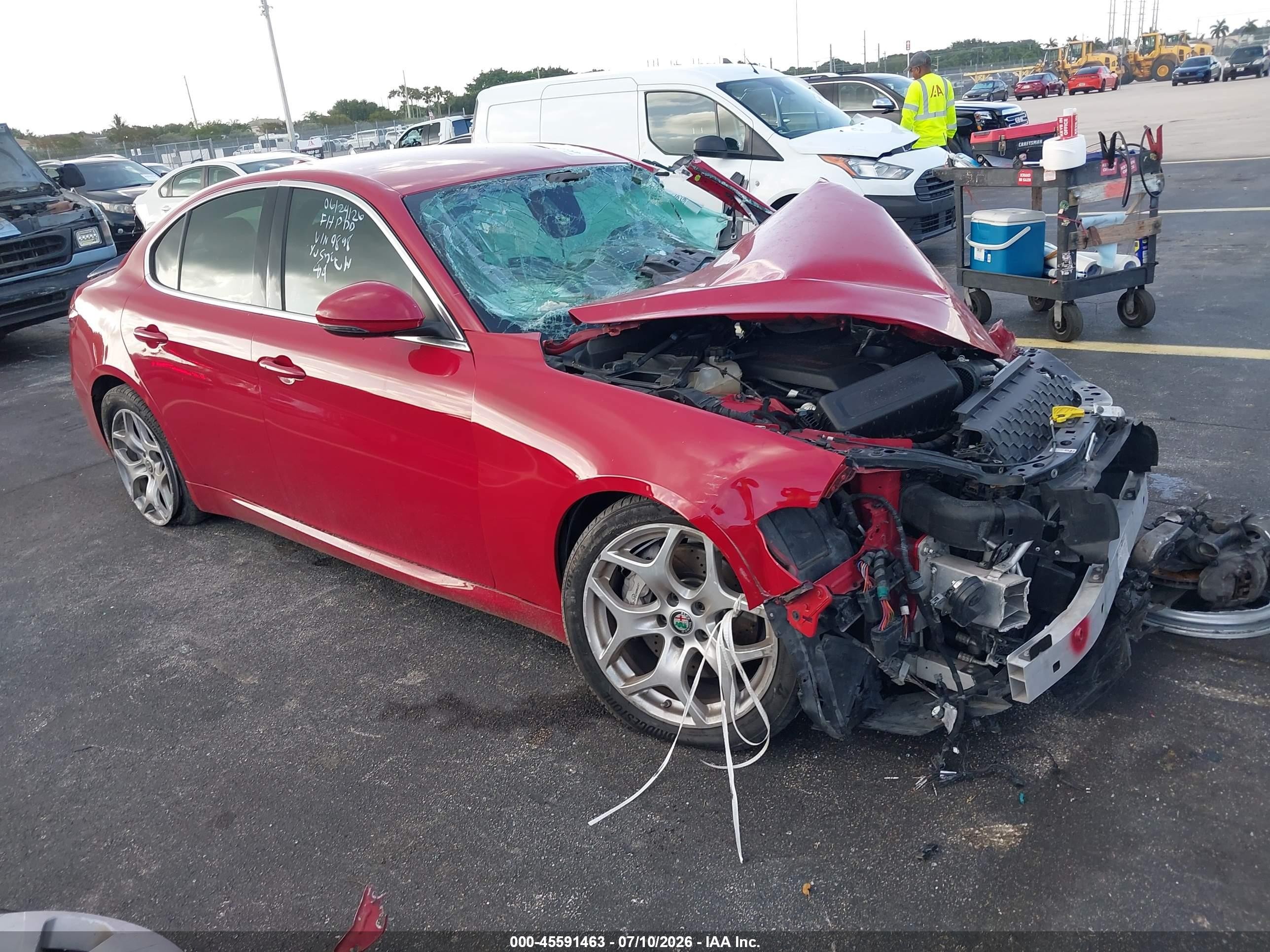 2019 Alfa Romeo Giulia Ti Lusso, VIN ZARFAMBNXK7599898 — All over