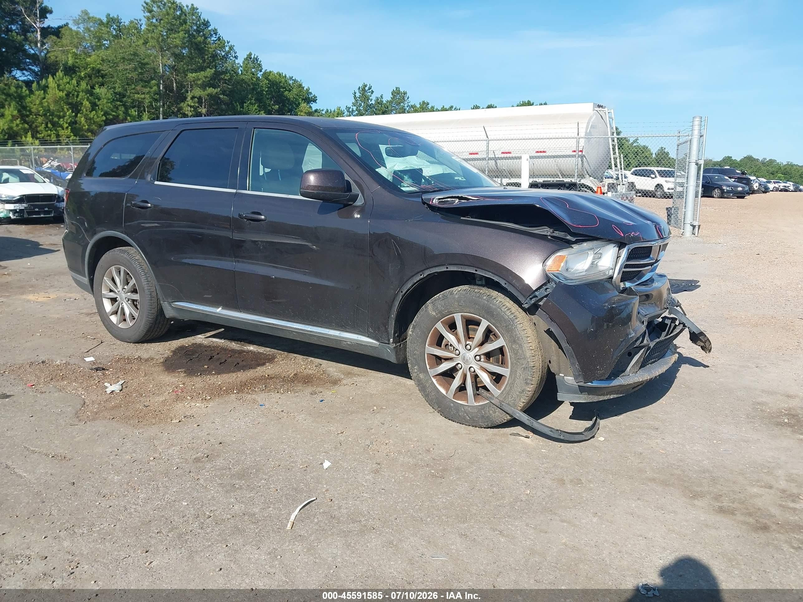 2017 Dodge Durango SXT, VIN 1C4RDHAG5HC789164 — Front end