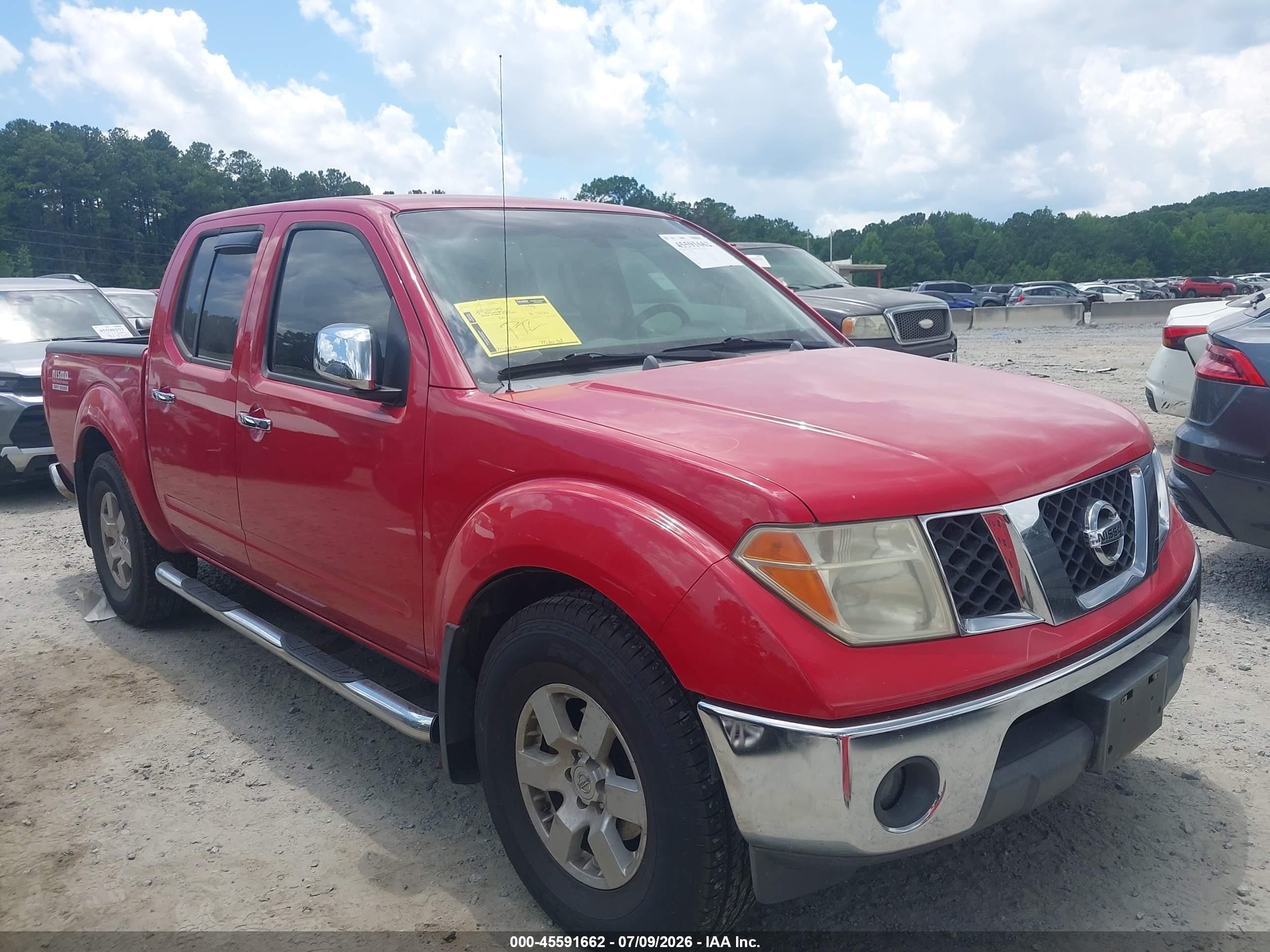 2006 Nissan Frontier SE, VIN 1N6AD07U56C408953 — Rear end