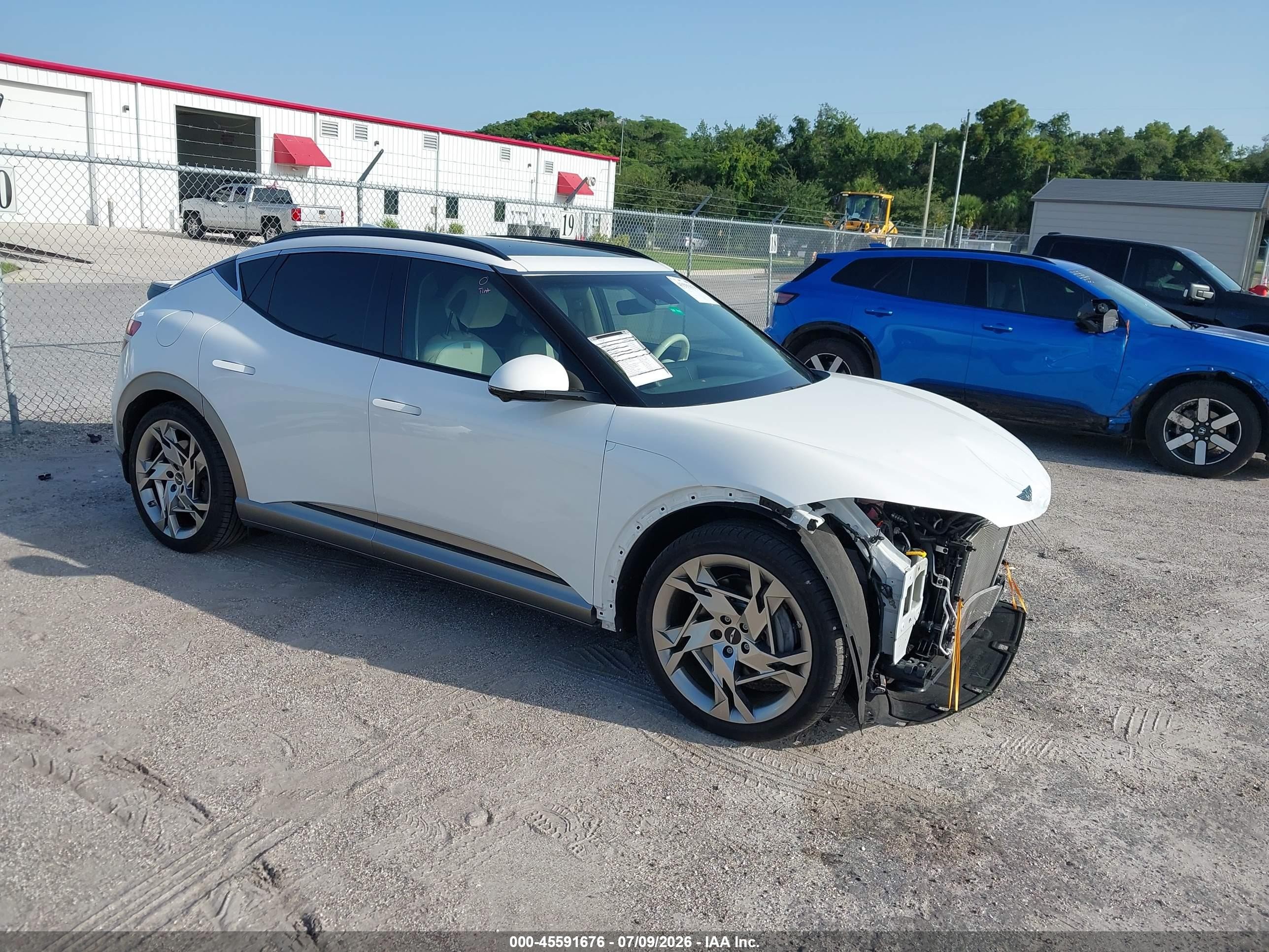2023 Genesis GV60 Performance, VIN KMUKEDTB0PU010980 — Front end