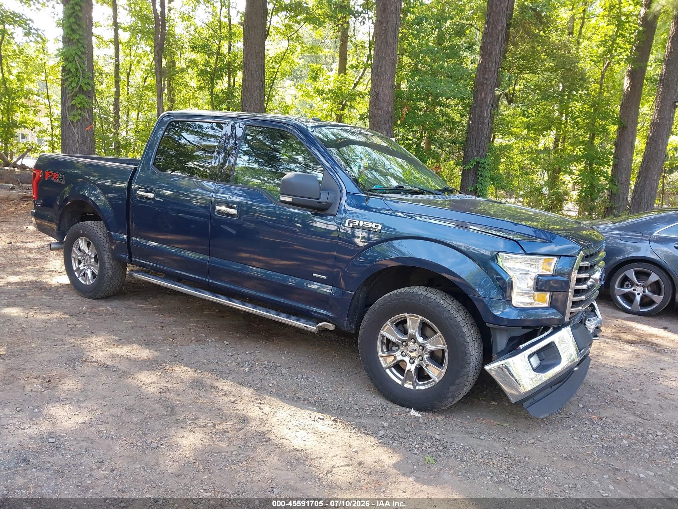 2016 Ford F-150 XLT, VIN 1FTEW1EP0GFC56131 — Front end
