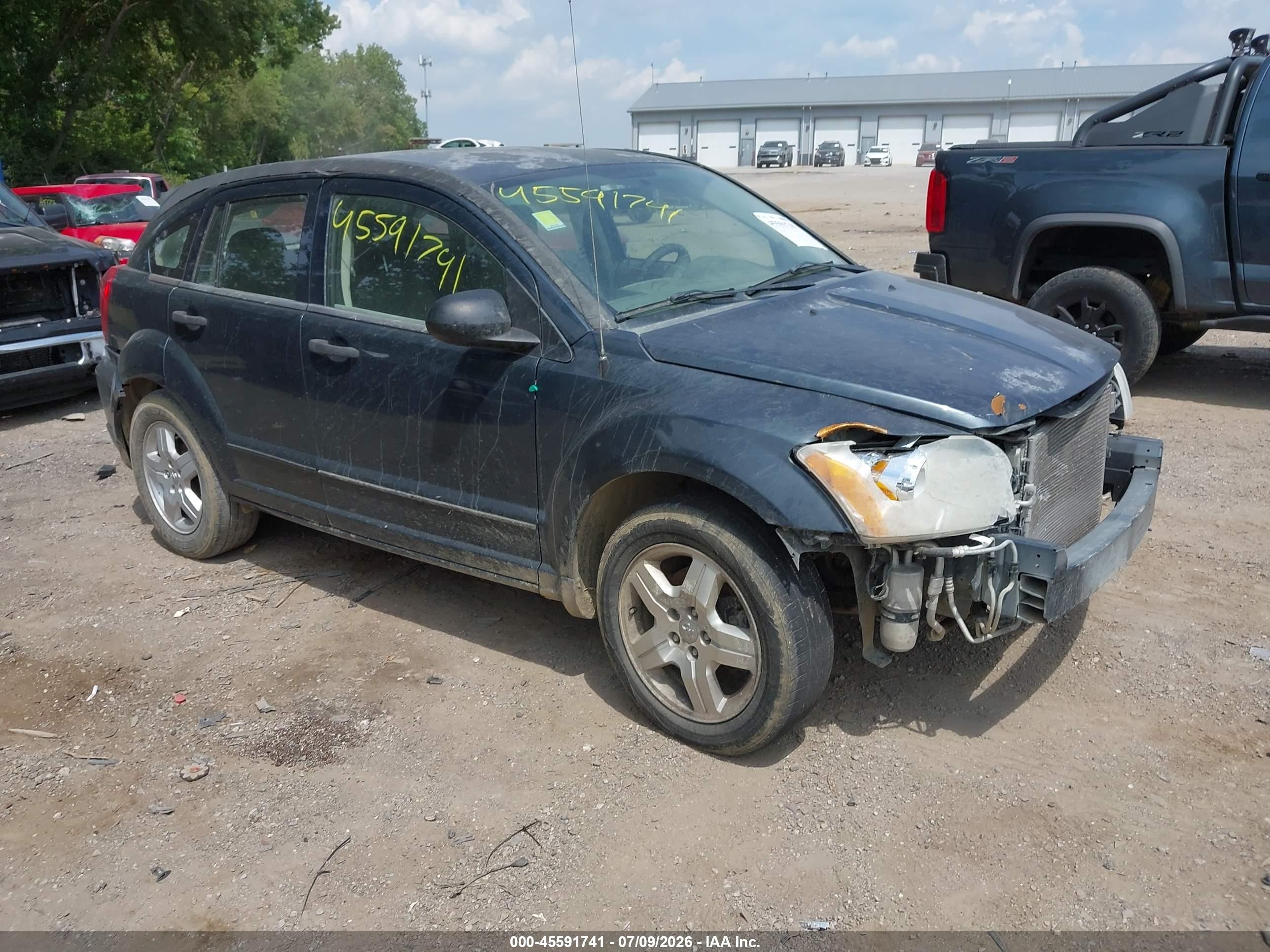 2007 Dodge Caliber SXT, VIN 1B3HB48B17D589302 — Перед