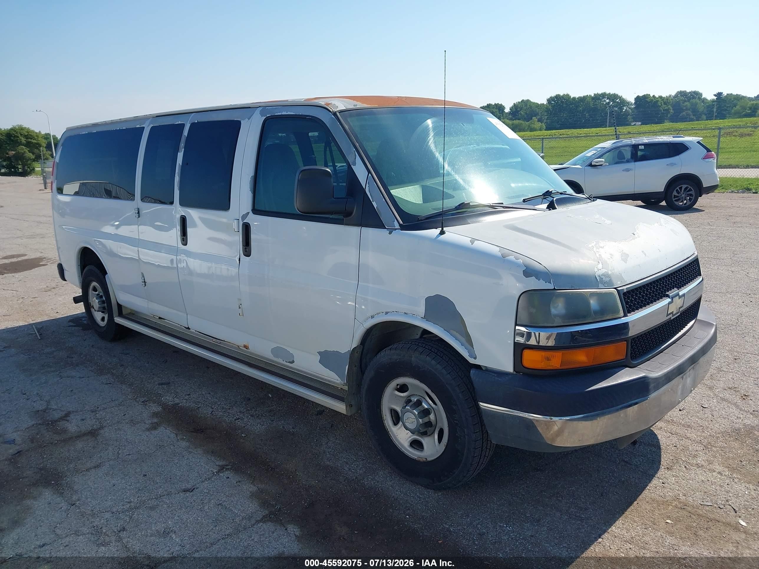 2007 Chevrolet Express Passenger, VIN 1GAHG39U371188659 — Обычный износ
