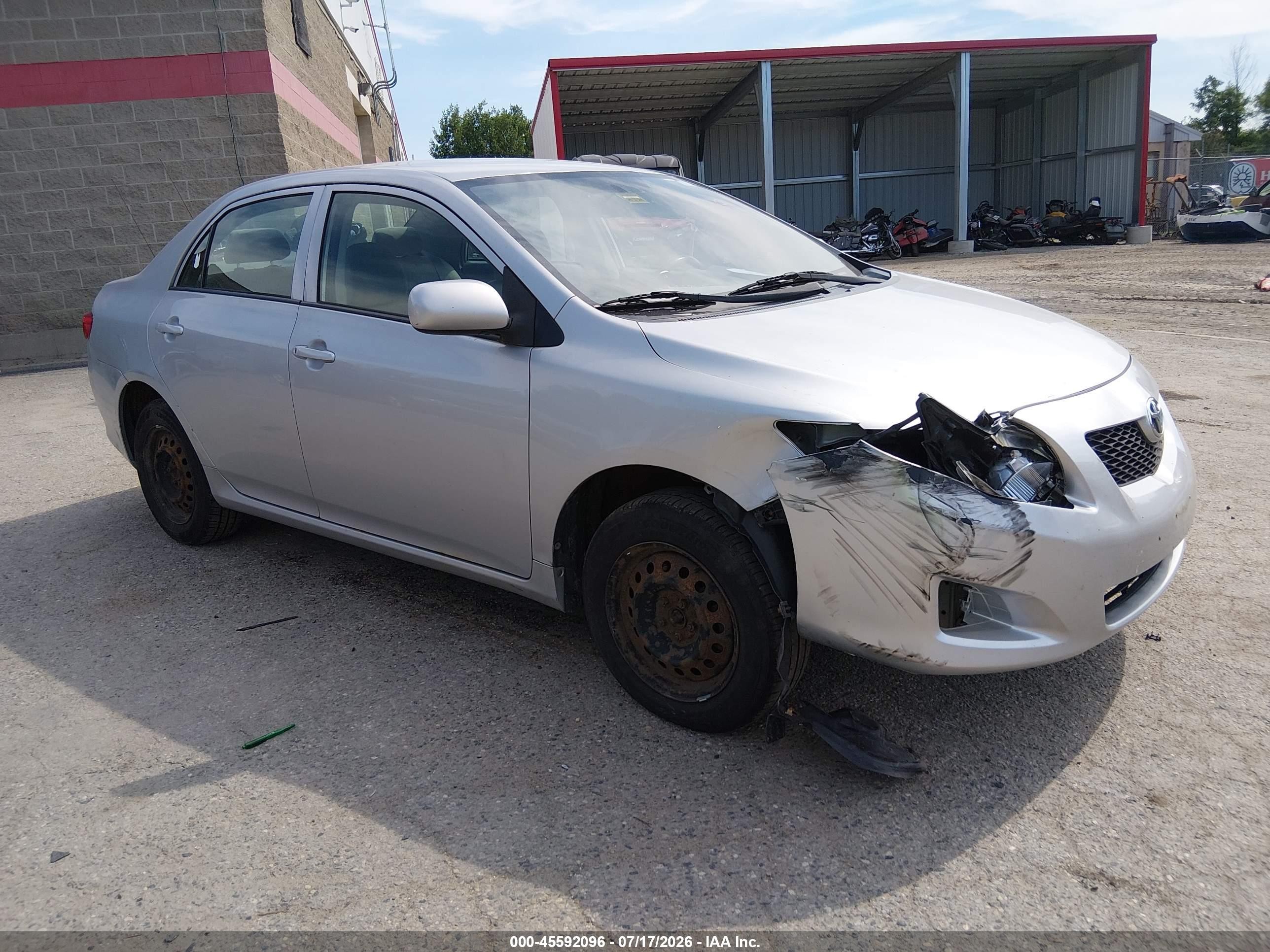 2010 Toyota Corolla S, VIN 2T1BU4EE2AC352884 — Front end