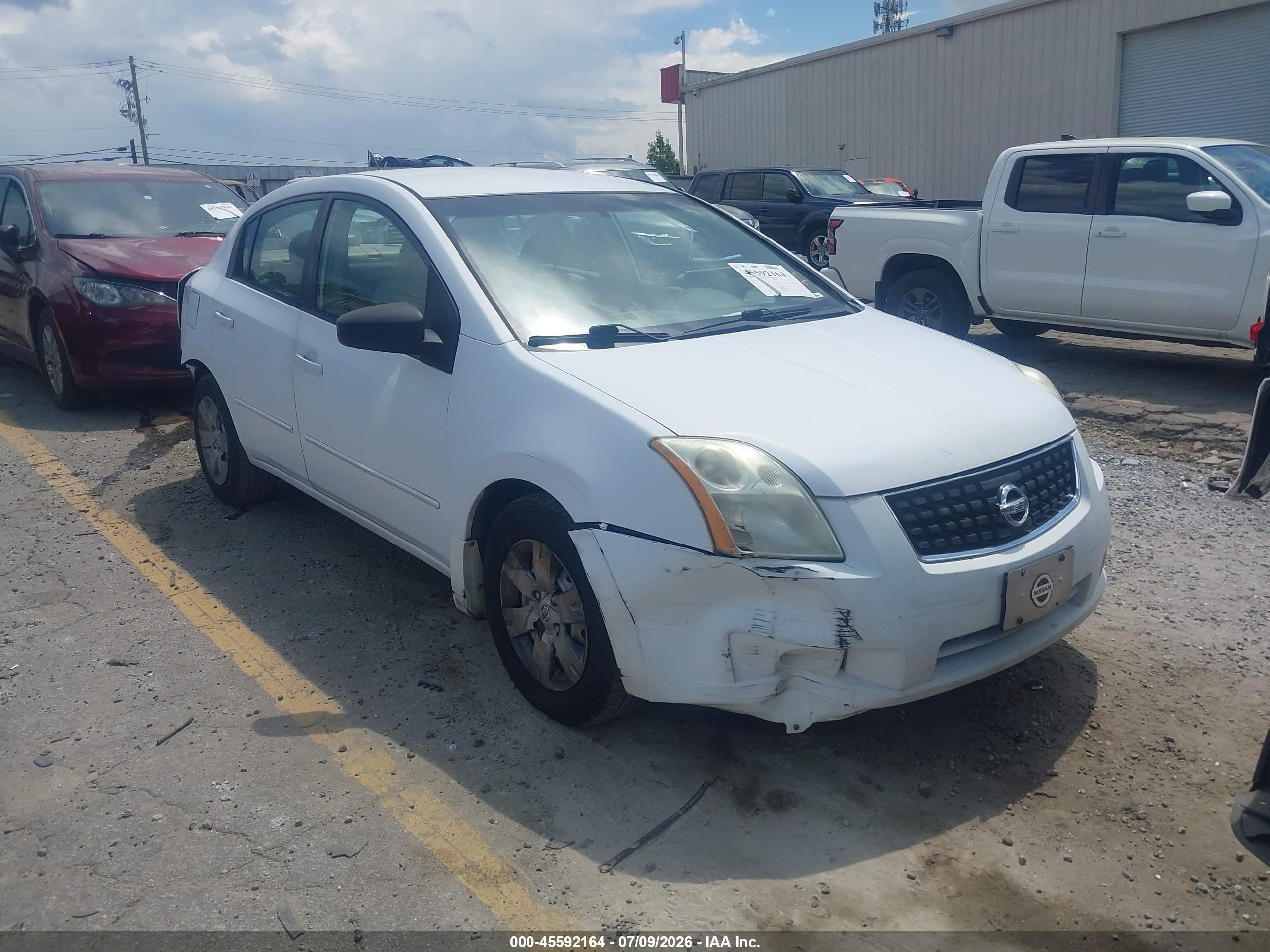 2009 Nissan Sentra 2.0, VIN 3N1AB61E99L648550 — Rear end