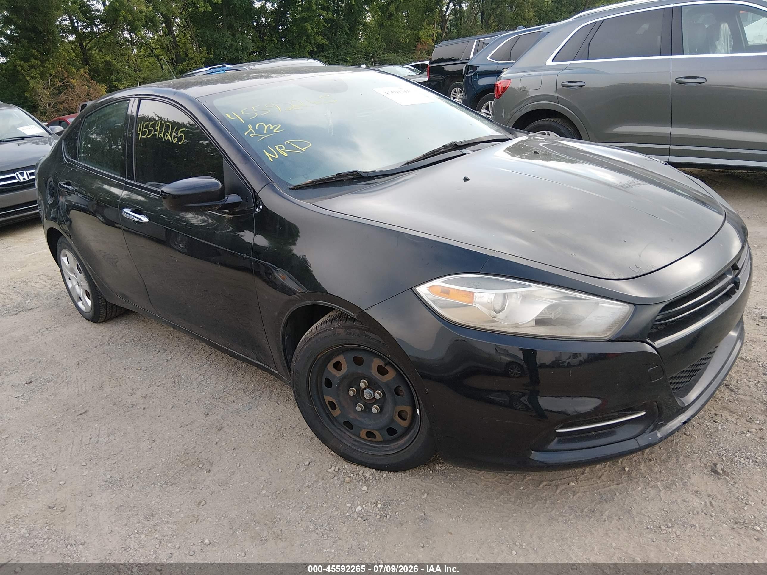 2013 Dodge Dart SE, VIN 1C3CDFAA1DD727453 — Normal wear