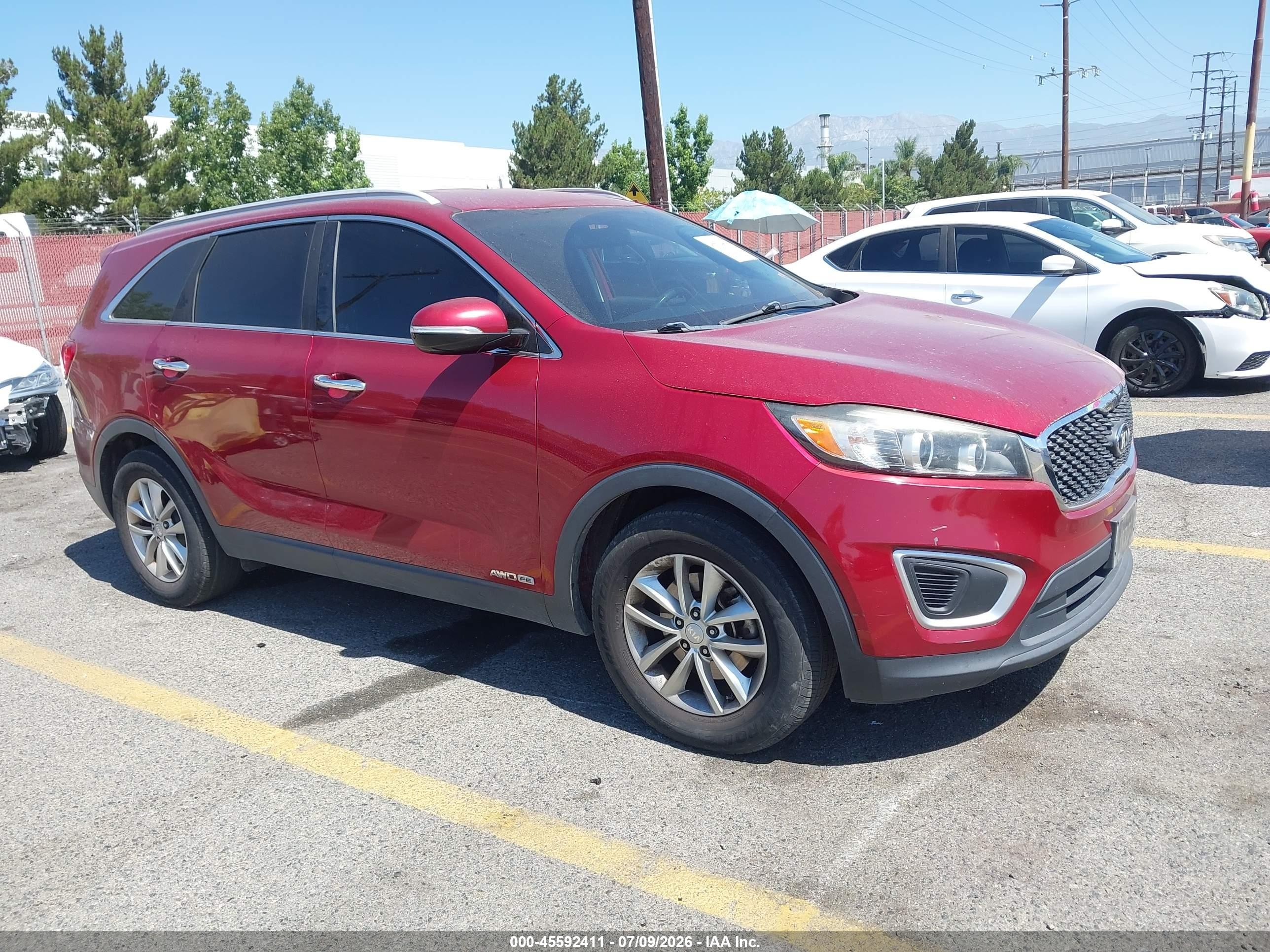 2016 Kia Sorento LX, VIN 5XYPGDA5XGG177199 — Normal wear