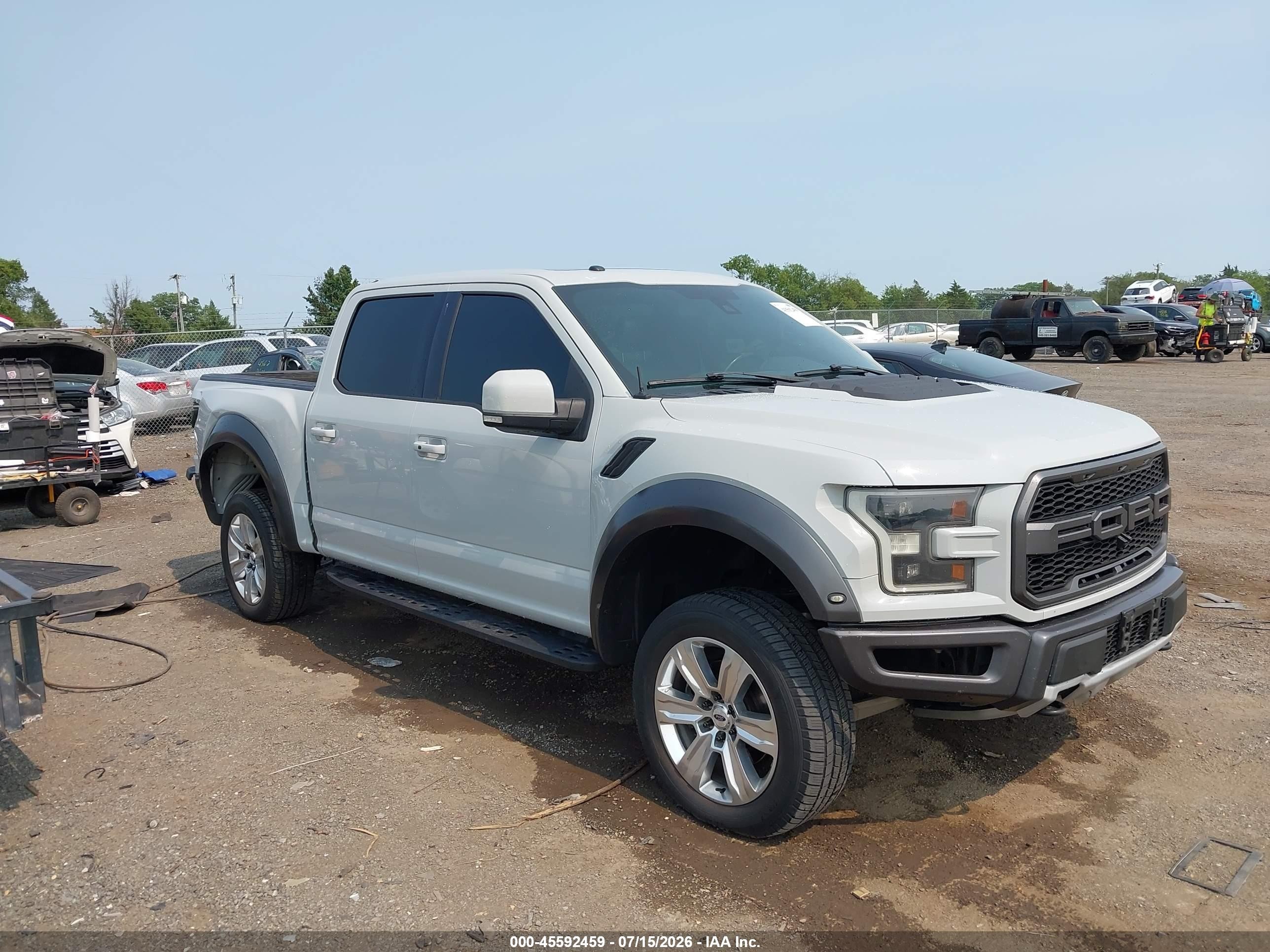 2017 Ford F-150 Raptor, VIN 1FTFW1RG4HFB02442 — Rear end