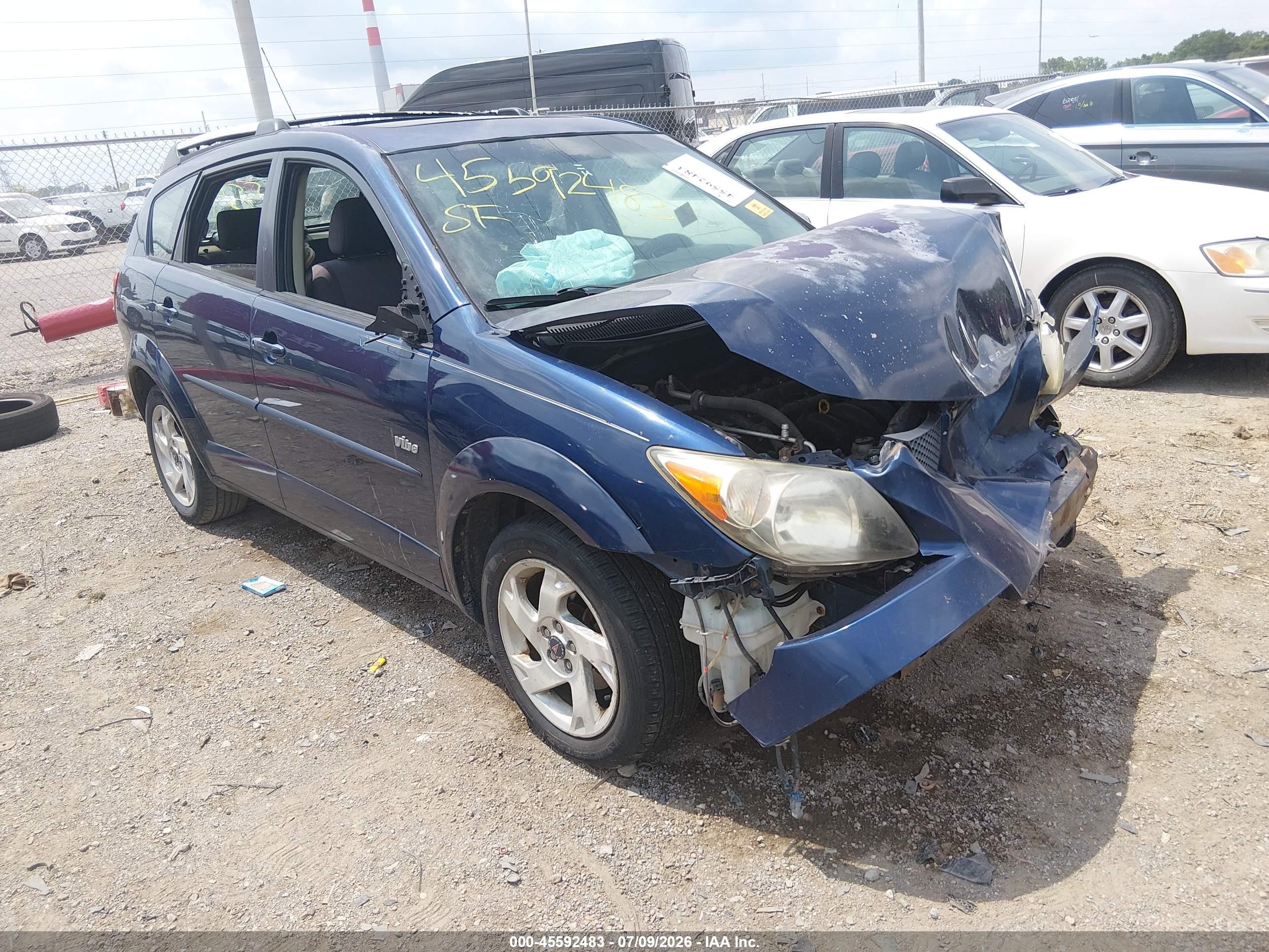 2003 Pontiac Vibe, VIN 5Y2SL62843Z426005 — Front end