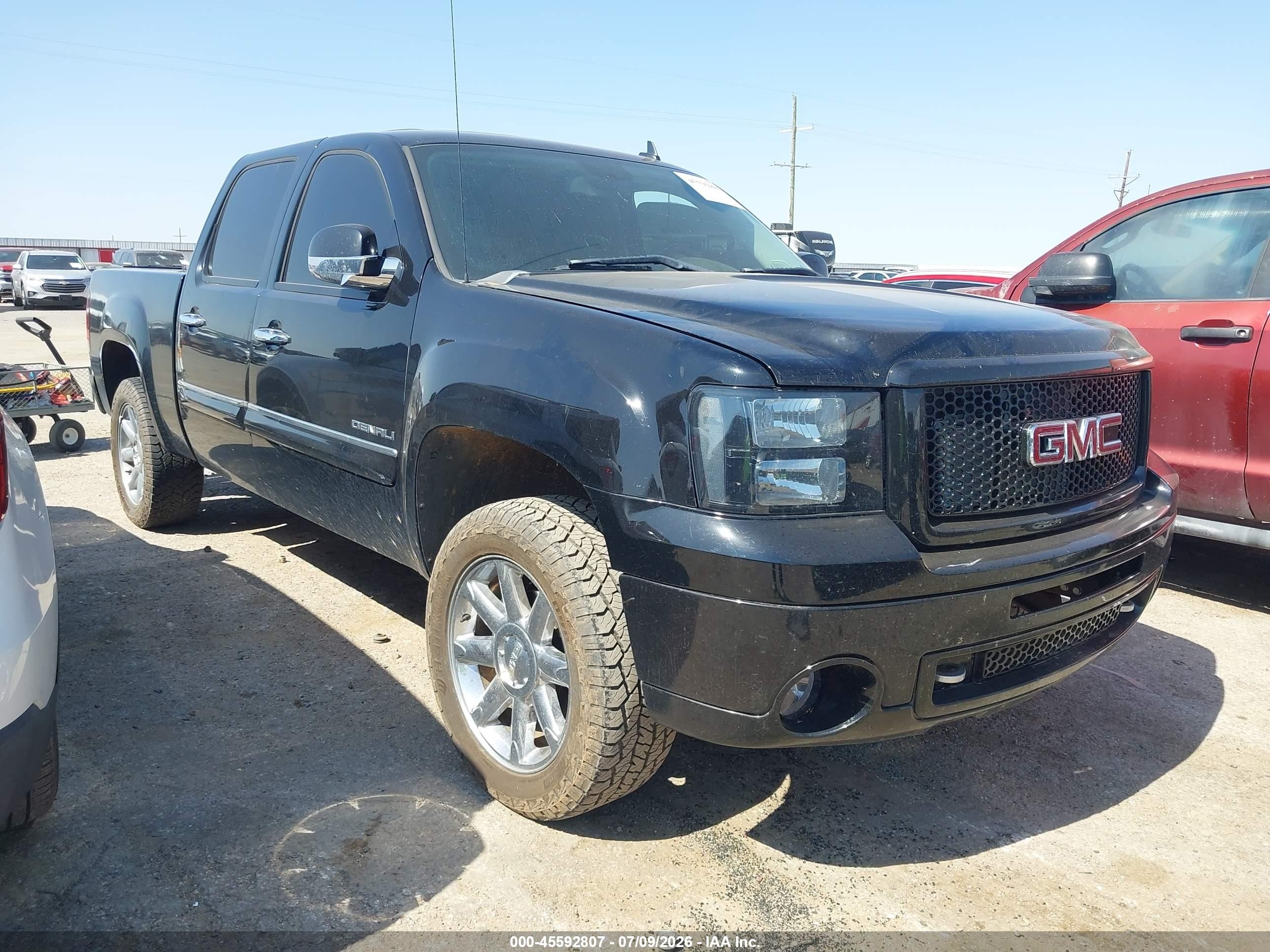2010 GMC Sierra 1500 Denali, VIN 3GTRKXE29AG189166 — Repossession
