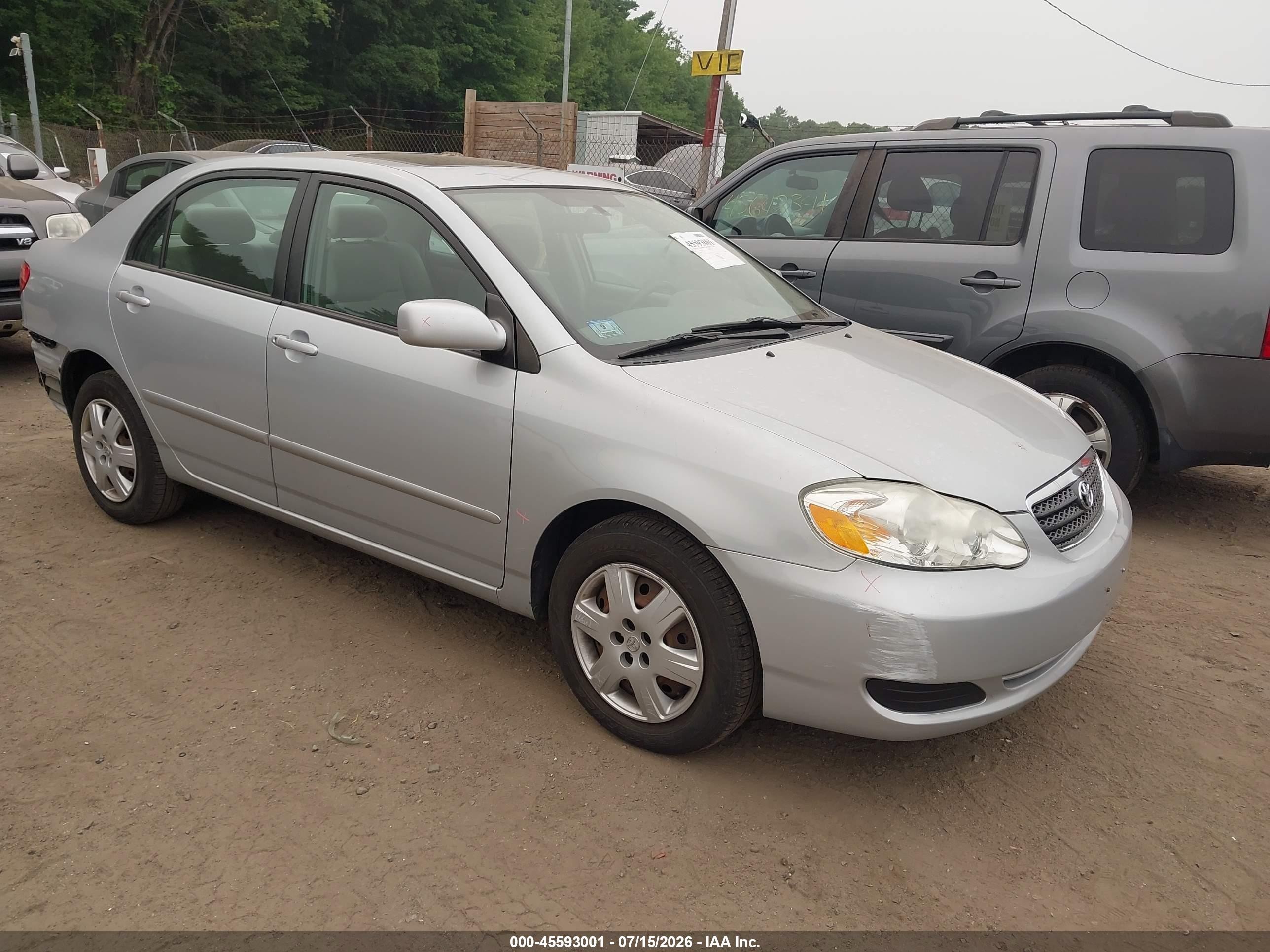 2007 Toyota Corolla CE, VIN 2T1BR32E97C753857 — Rear end