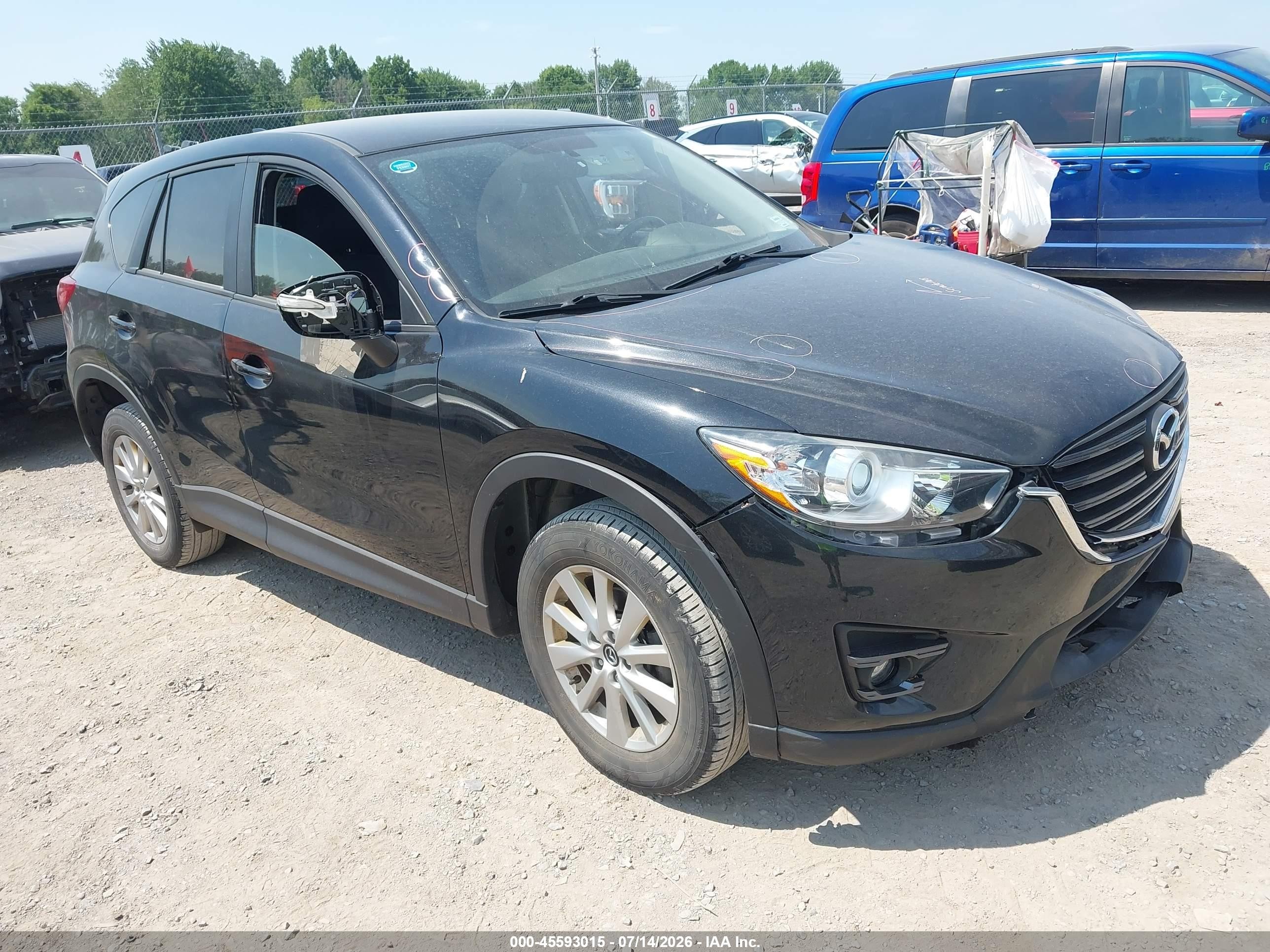 2016 Mazda CX-5 Touring, VIN JM3KE4CY0G0784846 — Front end