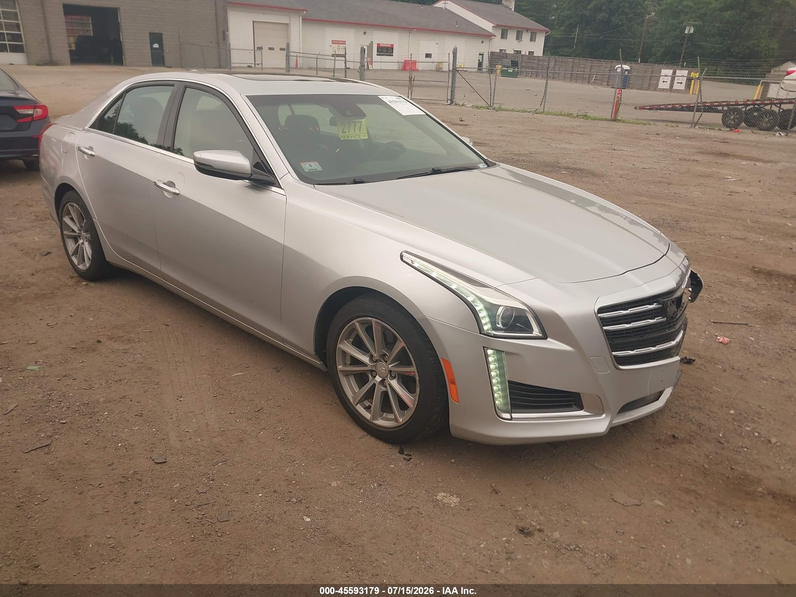 2019 Cadillac CTS Luxury RWD, VIN 1G6AR5SXXK0131556 — Front end