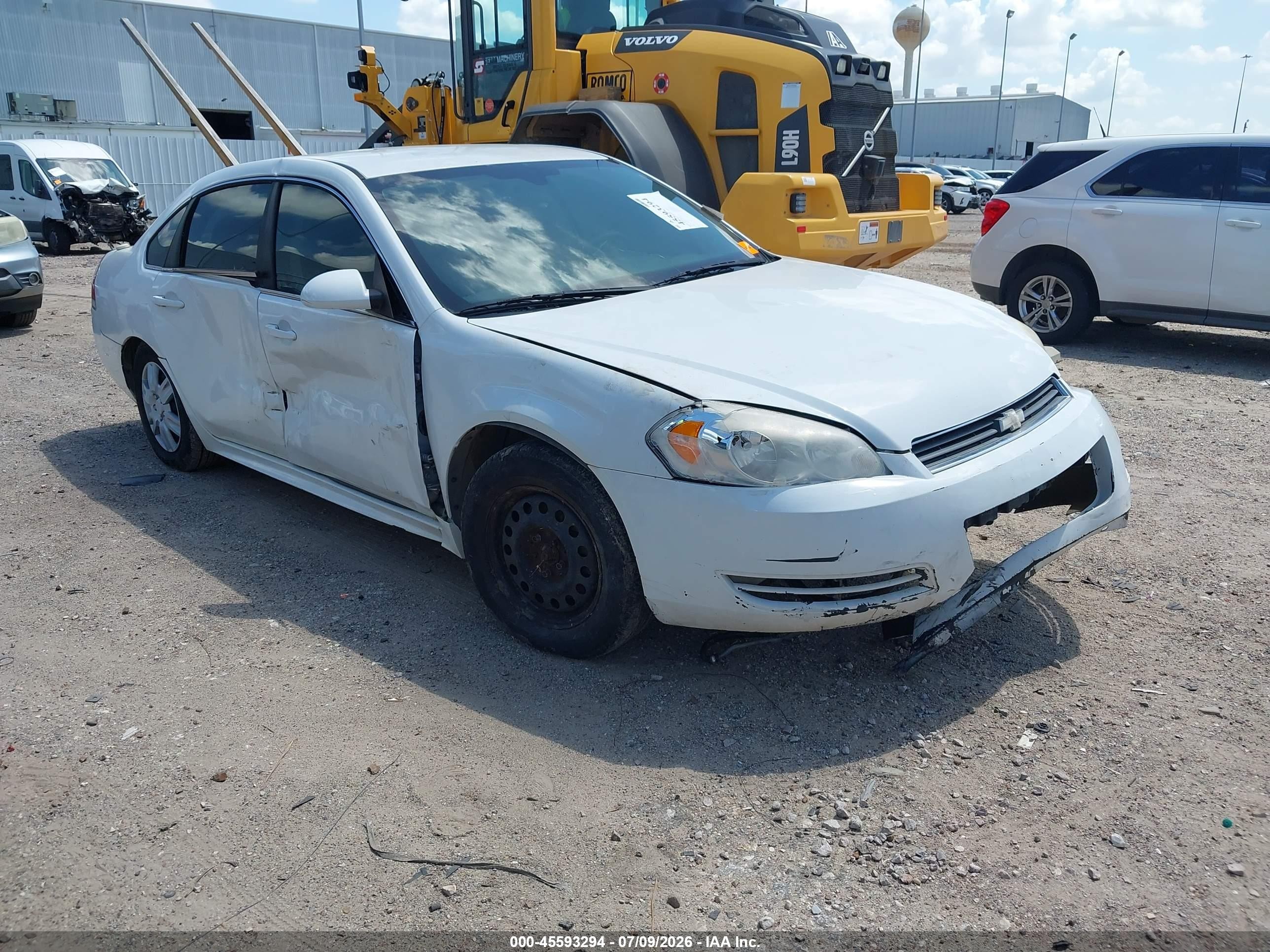 2011 Chevrolet Impala Police Police, VIN 2G1WD5EM7B1140621 — Undercarriage